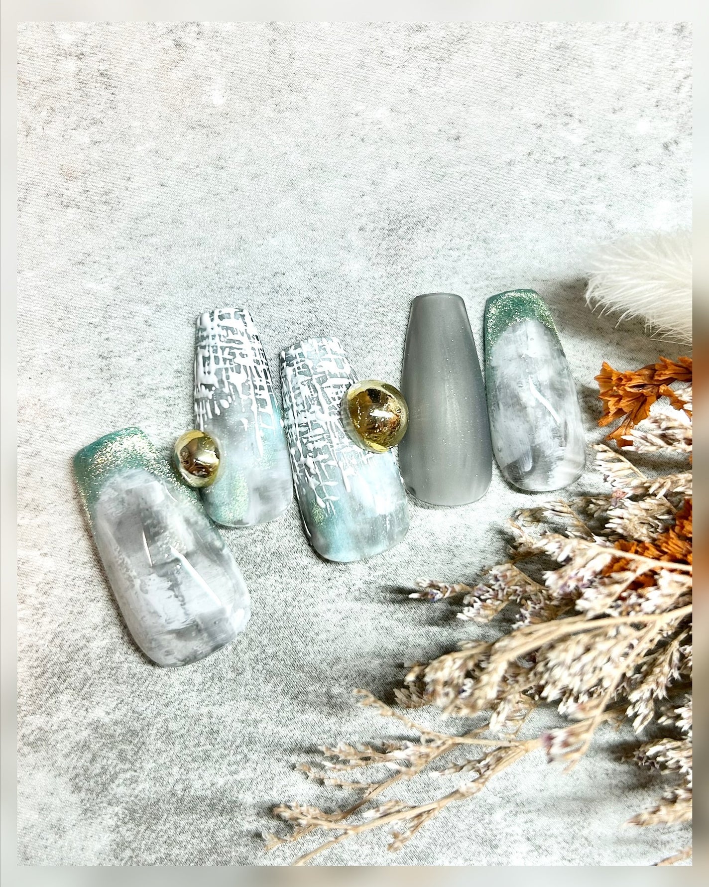 Labradorite Magnet (ラブラドライトマグネット)/ネイル工房/ジェルネイルを使ったクチコミ(2枚目)