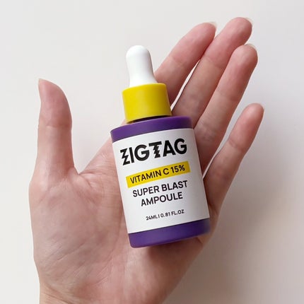 ビタミンC15%スーパーブラストアンプル/ZIGTAG/美容液を使ったクチコミ(7枚目)