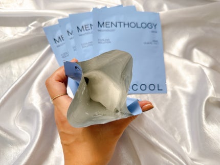 MENTHOLOGY クーリングマスクパック/menthology/シートマスク・パックを使ったクチコミ(2枚目)