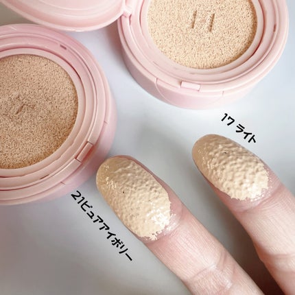 カバーマスターピンククッション/hince/クッションファンデーションを使ったクチコミ(5枚目)