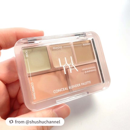 コンシールブレンダーパレット/LUNA/パレットコンシーラーを使ったクチコミ(1枚目)