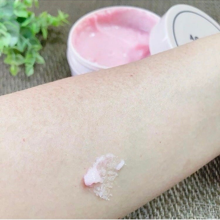 Q+Me スウィート ボム タラソ スクラブ/AGARISM/バスト・ヒップケアを使ったクチコミ(5枚目)