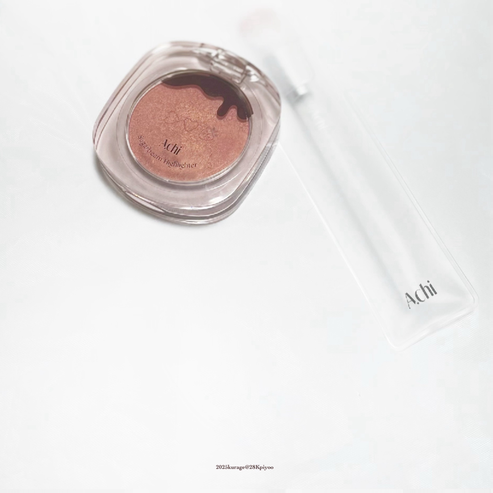 シュガービームハイライター/A.chi/パウダーハイライトを使ったクチコミ（3枚目）