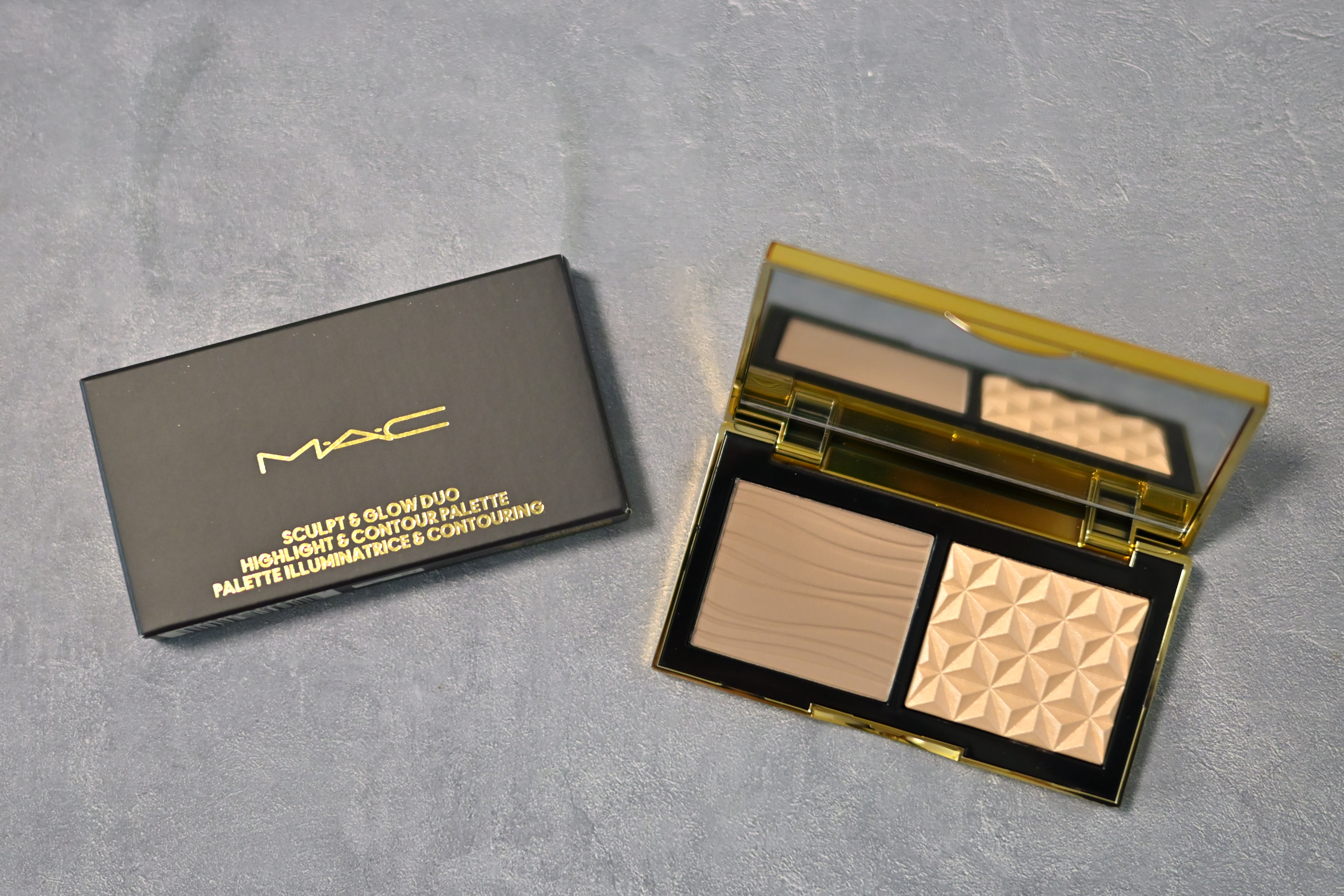 スカルプト&グロウ デュオ ハイライト&コントアーパレット/M・A・C/プレストパウダーを使ったクチコミ（1枚目）