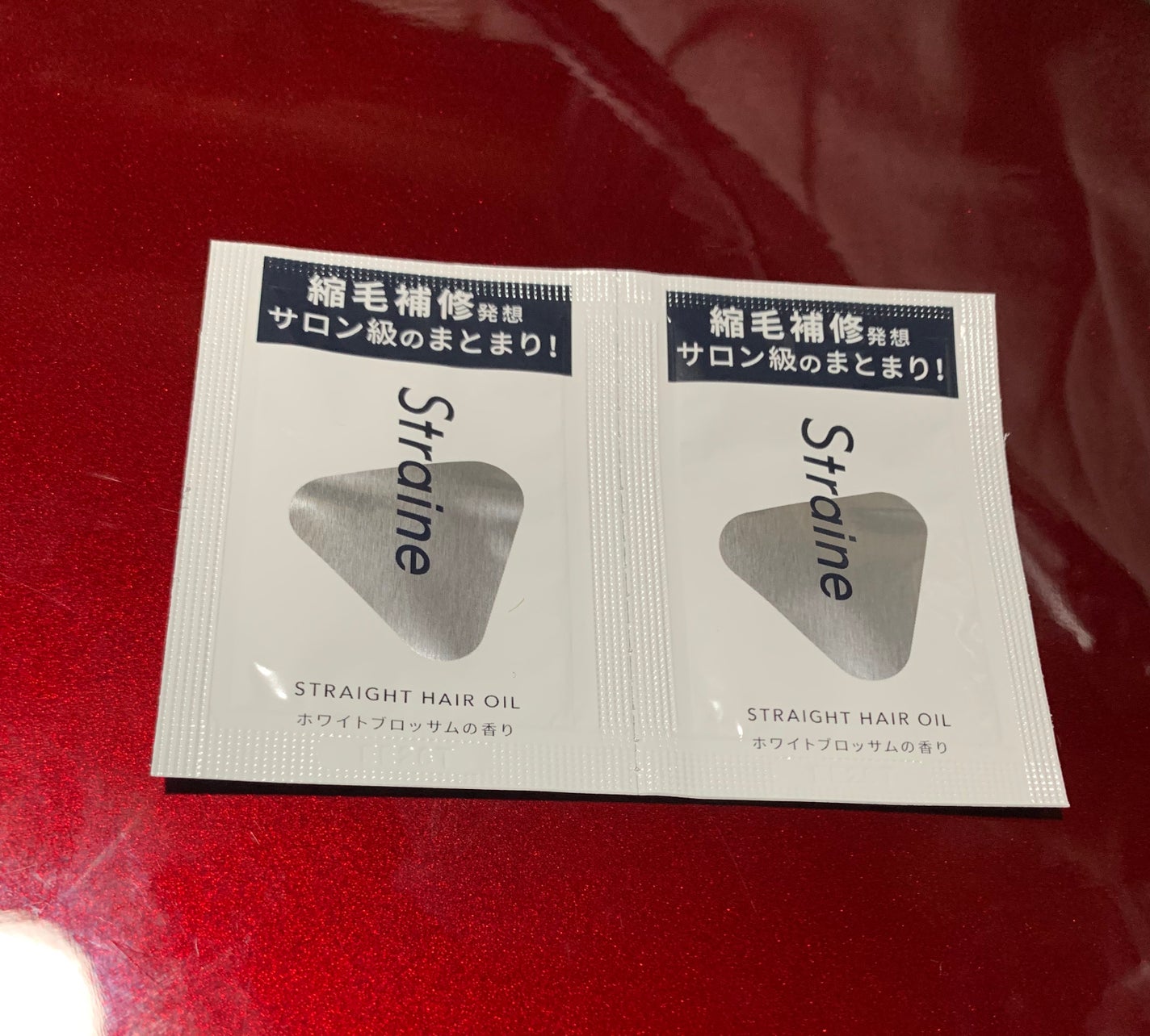 ストレートシャンプー/ストレートトリートメント ホワイトブロッサムの香り/Straine/市販シャンプーを使ったクチコミ(4枚目)