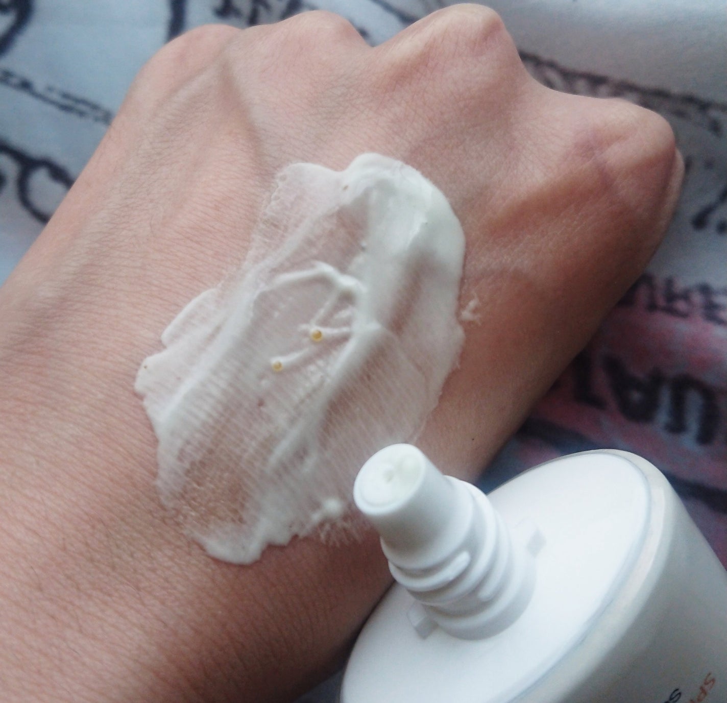 ビタカプセルエイジングケアサンクリーム/ダルバ/日焼け止め・UVケアを使ったクチコミ(4枚目)