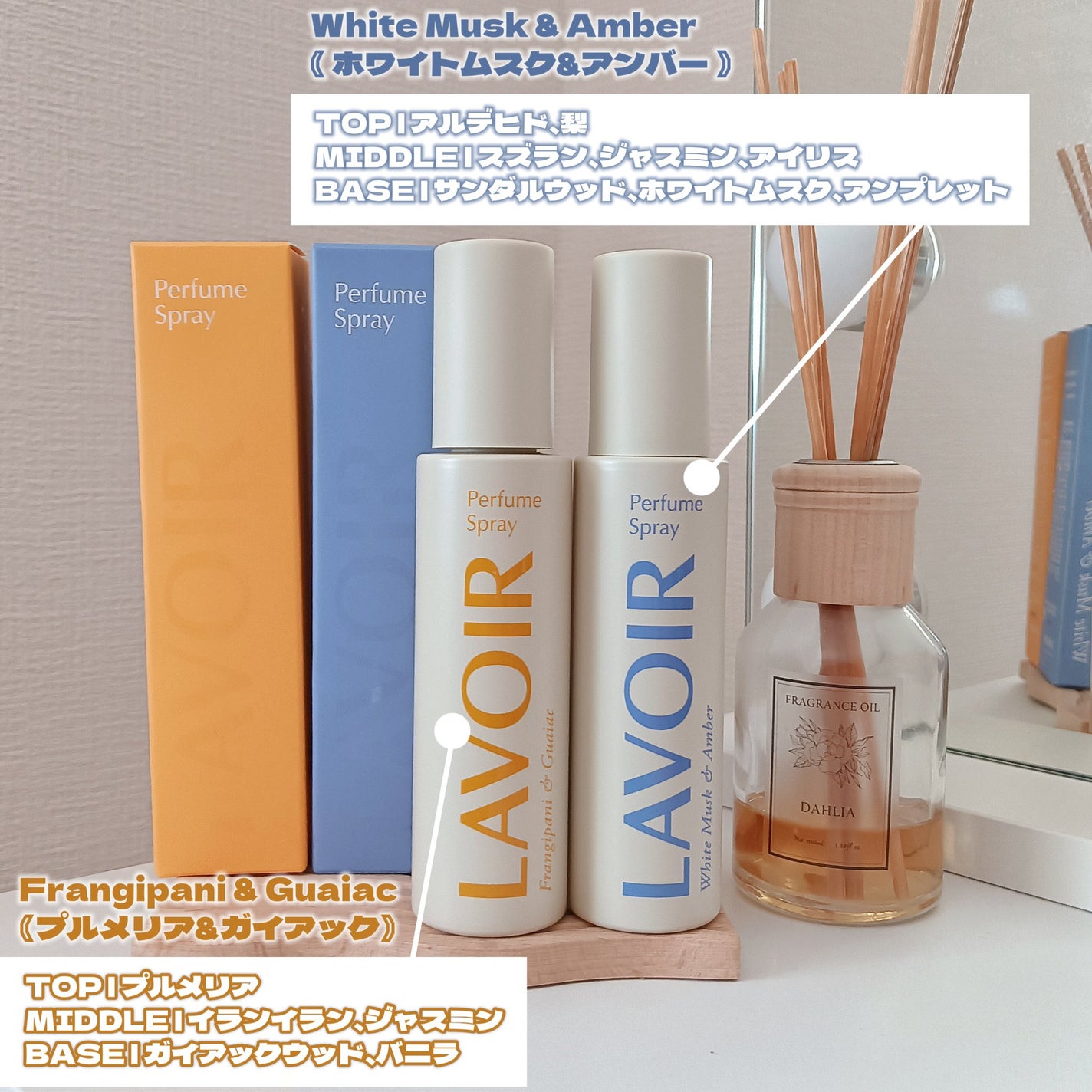 パフュームスプレー プルメリア&ガイアック/LAVOIR/香水(その他)を使ったクチコミ(3枚目)