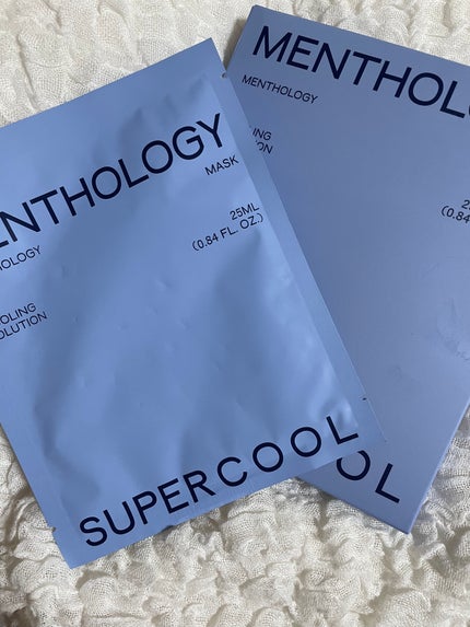 MENTHOLOGY クーリングマスクパック/menthology/シートマスク・パックを使ったクチコミ(1枚目)