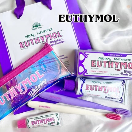 ホワイトパープル歯みがき ピーチフローラルミントの香り/EUTHYMOL/歯磨き粉を使ったクチコミ(1枚目)