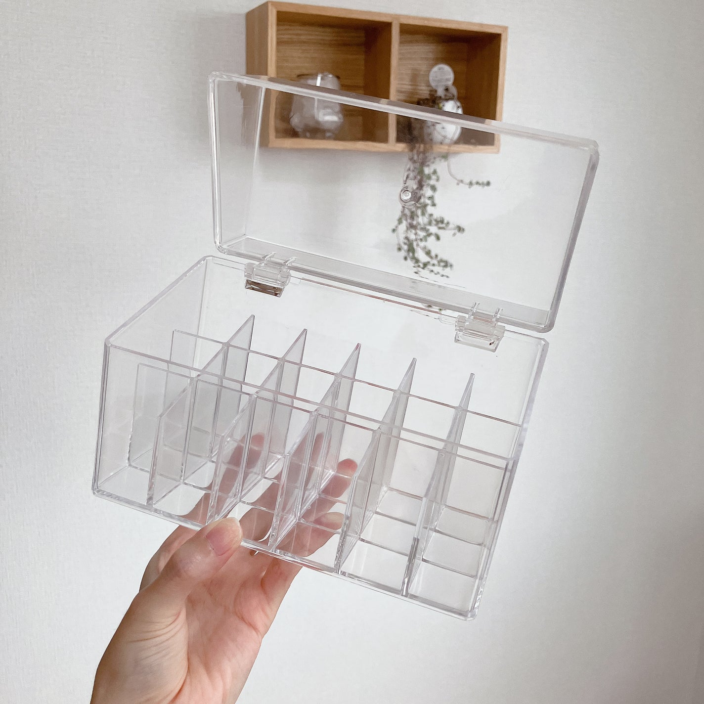 透明収納ケース(フタ付、A)/DAISO/その他を使ったクチコミ(3枚目)