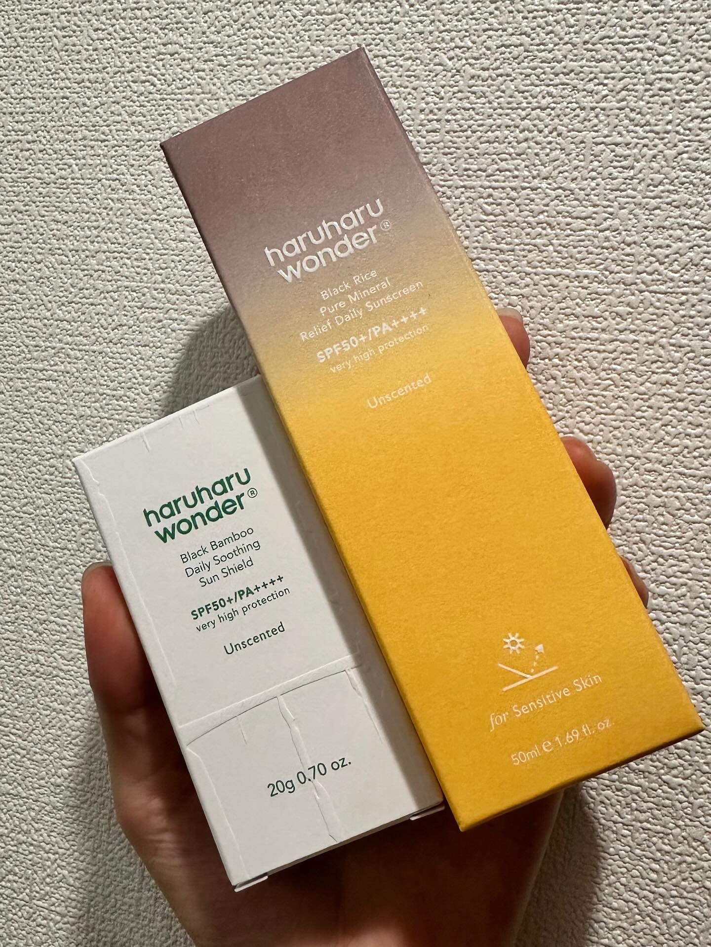 ブラックライス ピュア ミネラル リリーフ デイリー サンスクリーン/haruharu wonder/日焼け止めクリームを使ったクチコミ（2枚目）