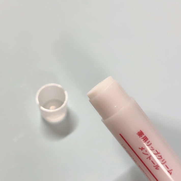 薬用リップクリーム メントールタイプ/無印良品/リップケアを使ったクチコミ（2枚目）