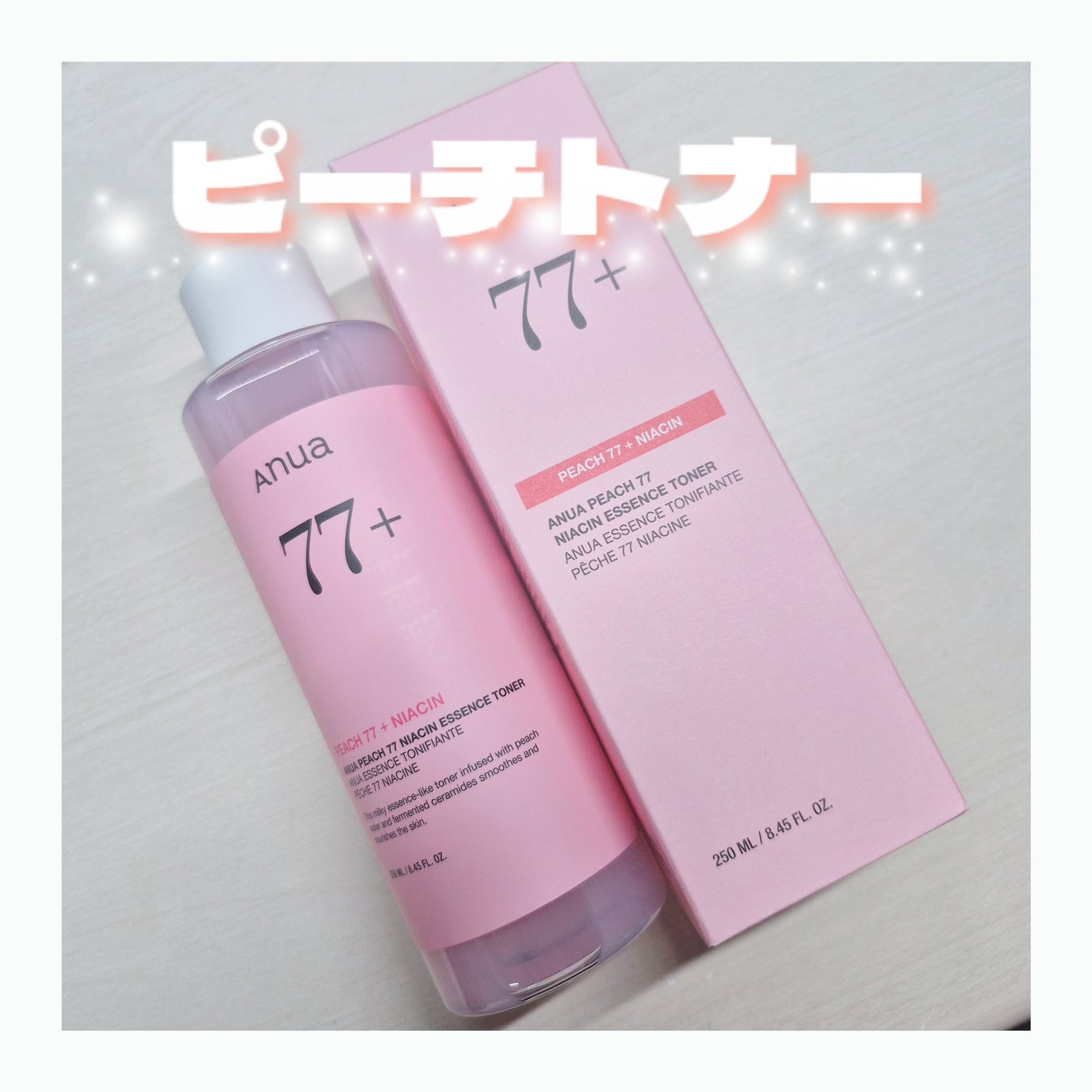 桃77%ナイアシンエッセンストナー 250ml/Anua/化粧水を使ったクチコミ(1枚目)