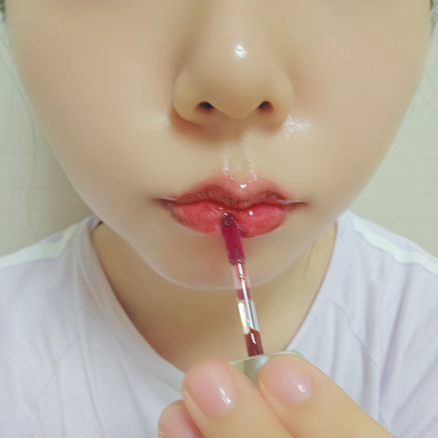 デュー ドロップ ティント/Coralhaze/リップティントを使ったクチコミ(2枚目)