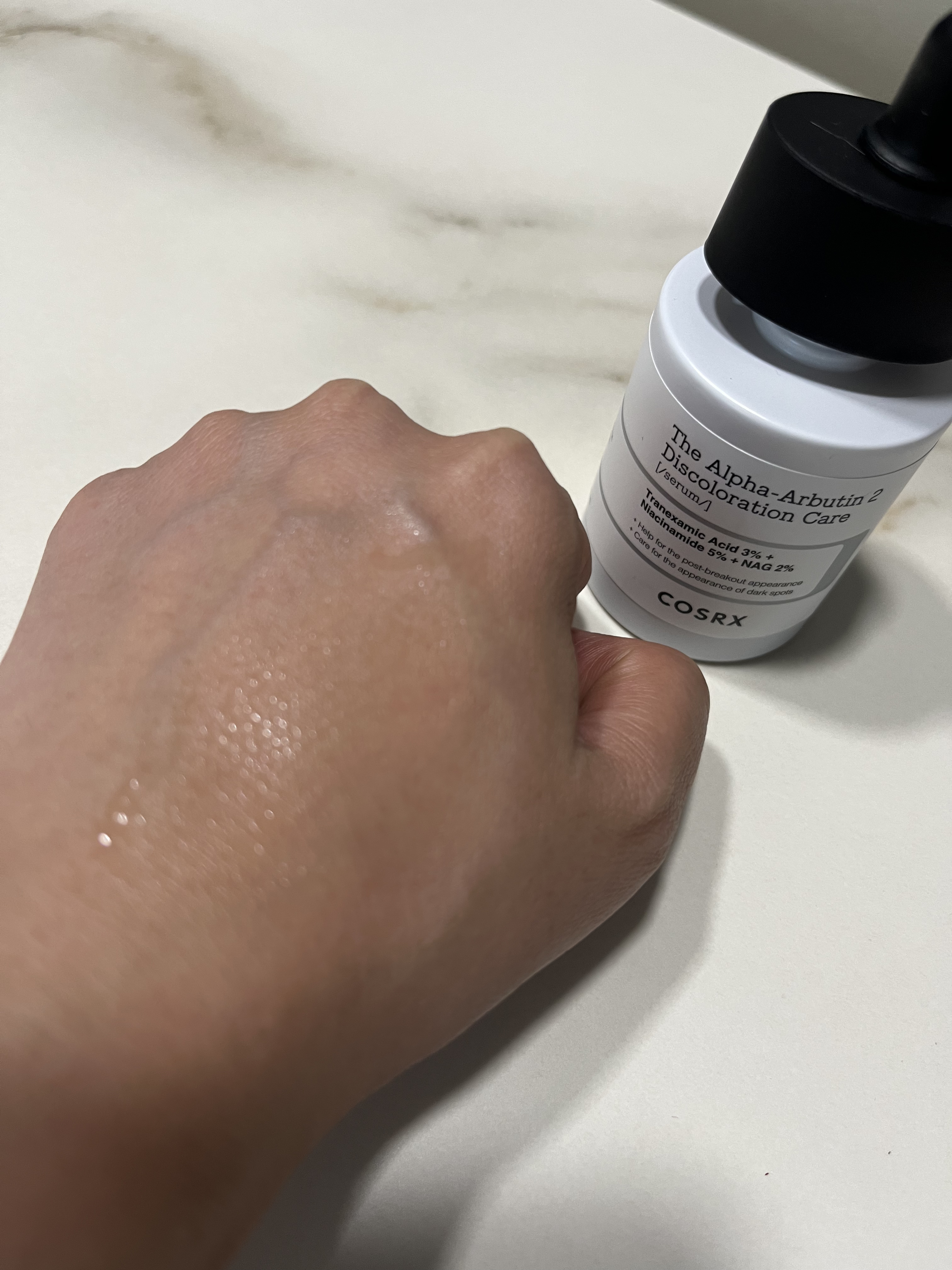 RXザ・アルファアルブチン2 ニキビ跡ケアセラム/COSRX/美容液を使ったクチコミ（3枚目）