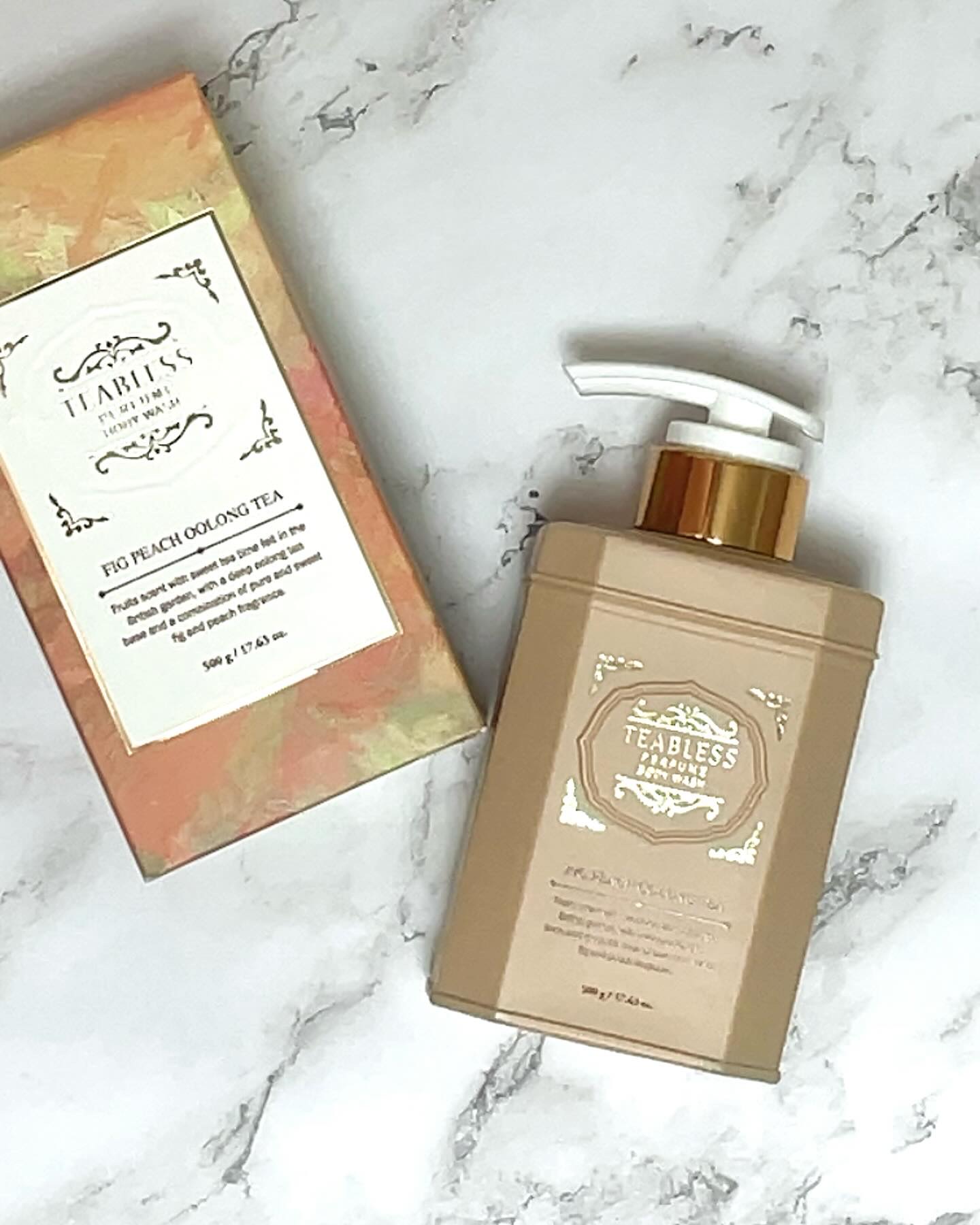 パフュームボディウォッシュ フィグピーチウーロンティー/TEABLESS/ボディソープを使ったクチコミ（1枚目）