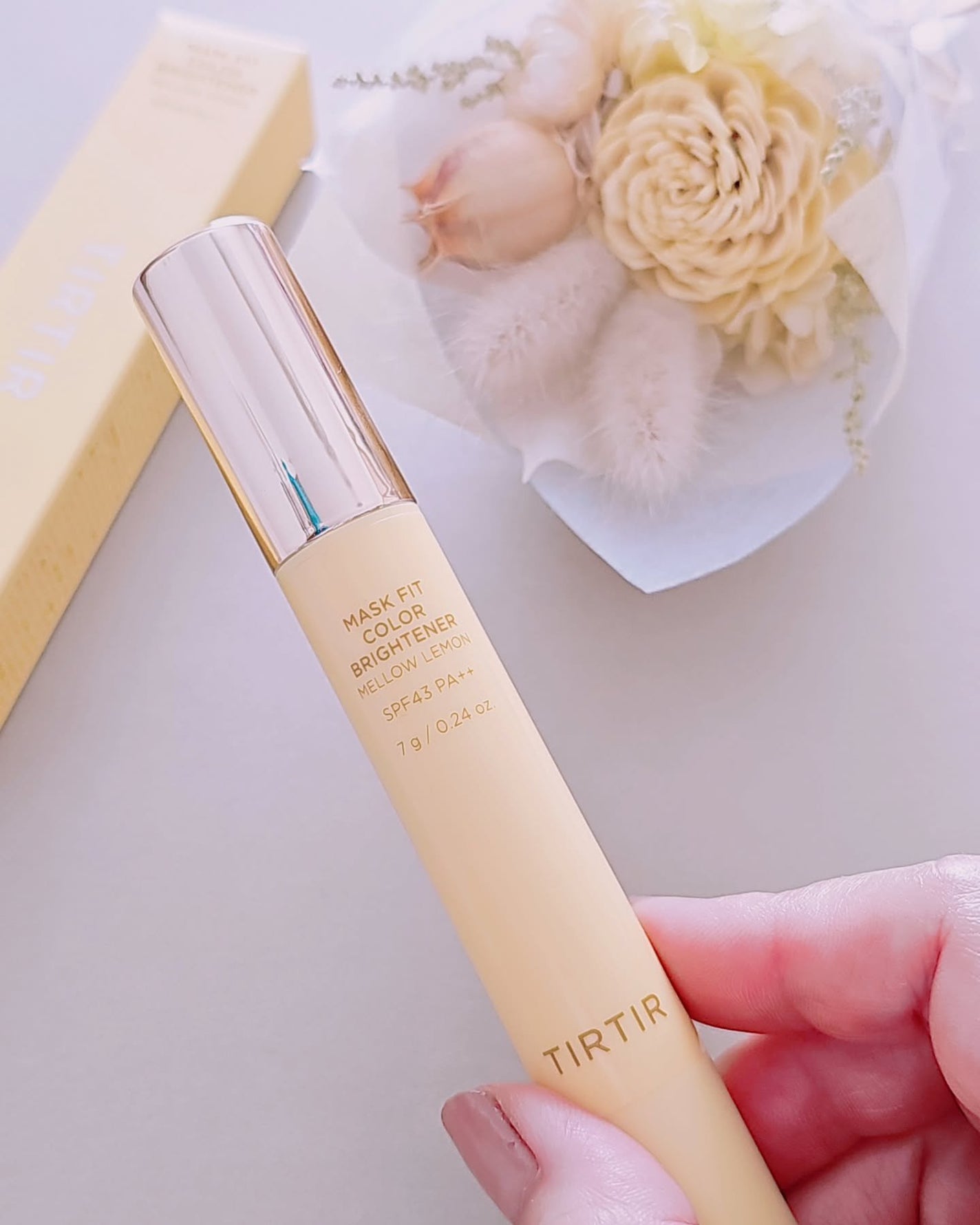 MASK FIT COLOR BRIGHTENER/TIRTIR(ティルティル)/スティックハイライトを使ったクチコミ(2枚目)