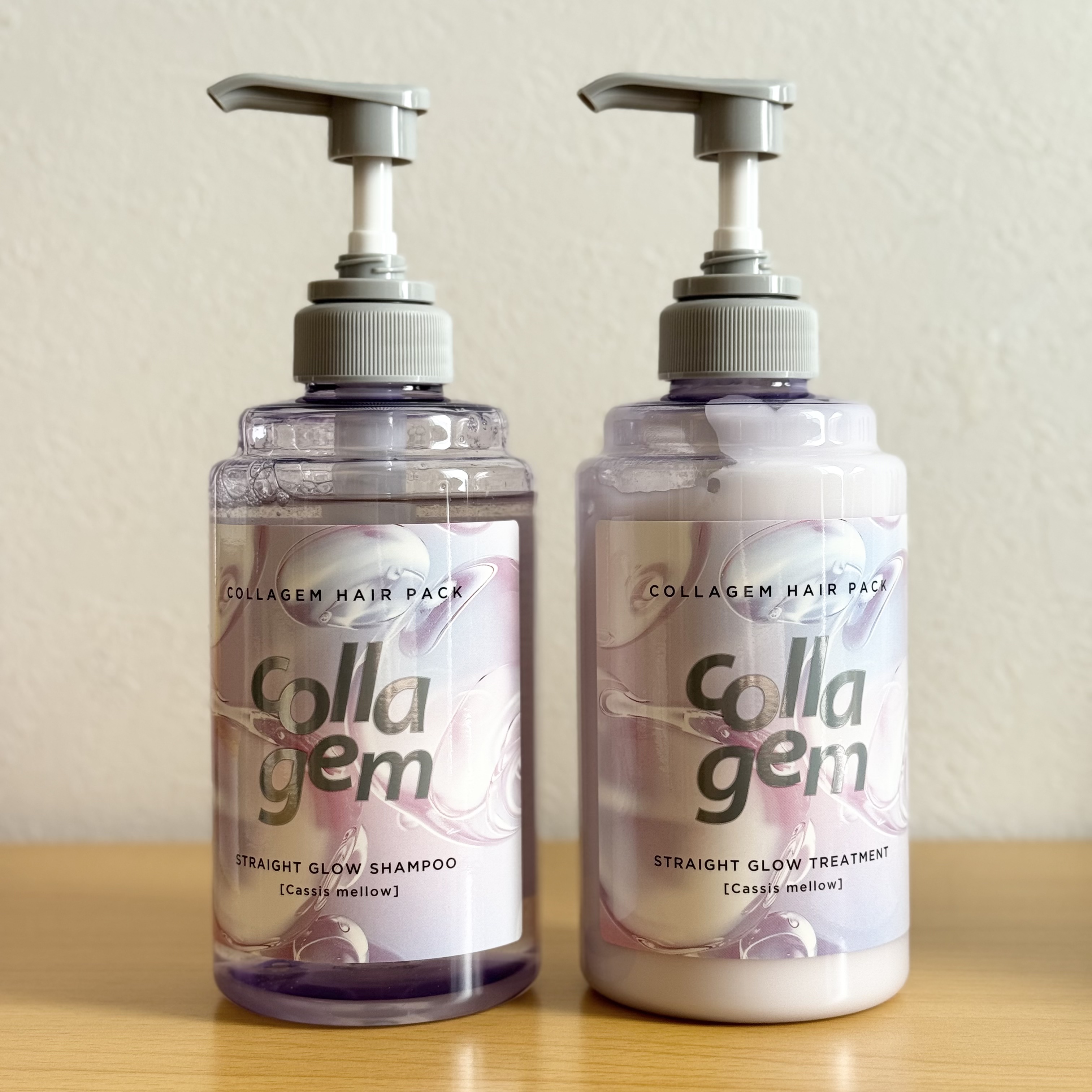 コラジェム ストレートグロウシャンプー/トリートメント トリートメント440g/collagem/市販シャンプーを使ったクチコミ（1枚目）