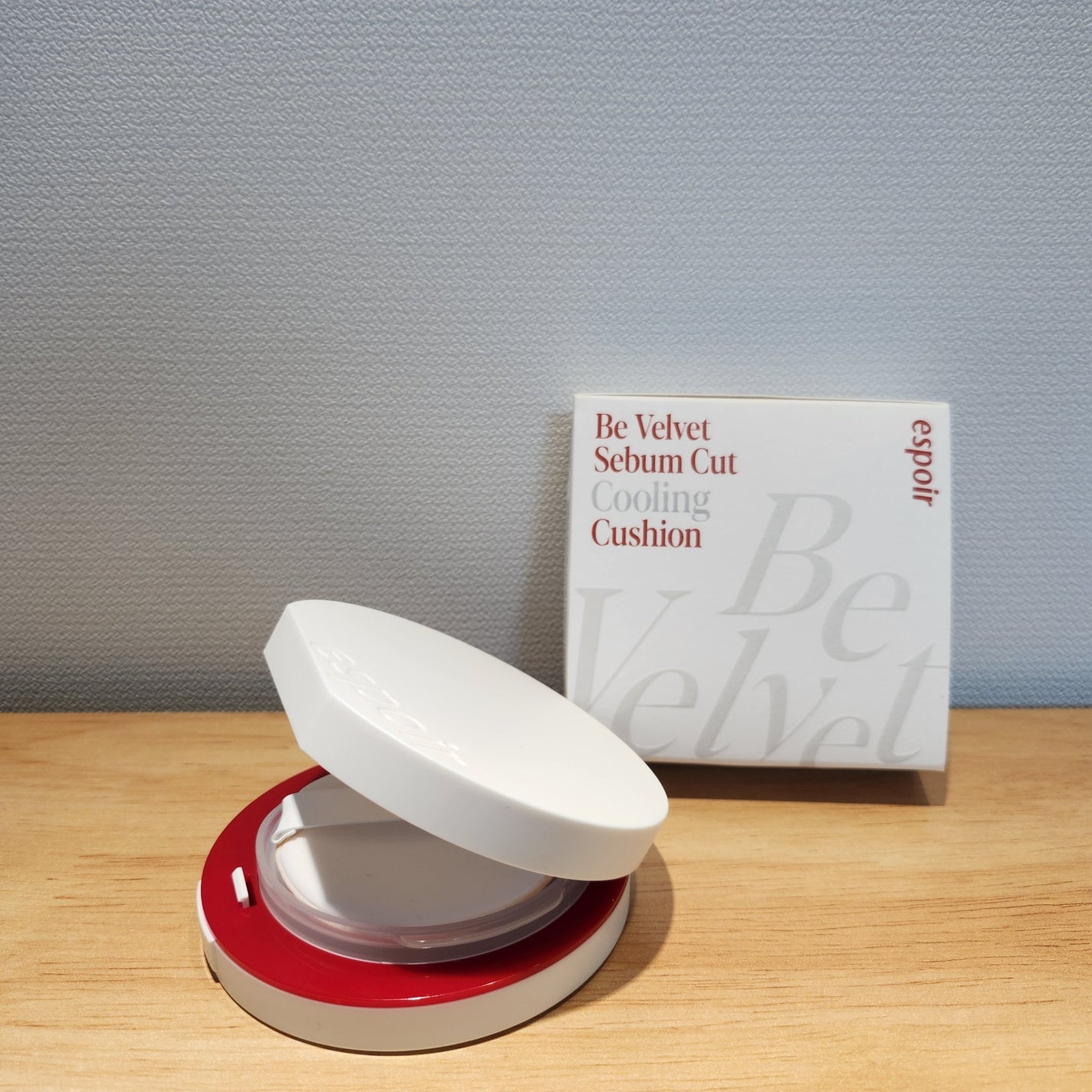 ビーベルベット セバムカットクッション/espoir/プレストパウダーを使ったクチコミ(1枚目)