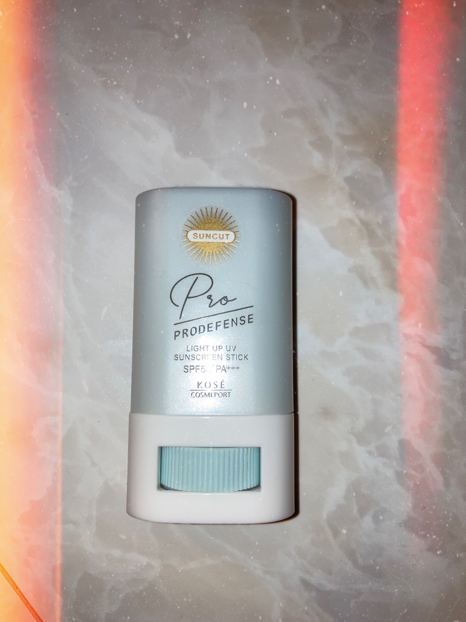 プロディフェンス ライトアップUV スティック/サンカット®/日焼け止めスティックを使ったクチコミ（1枚目）