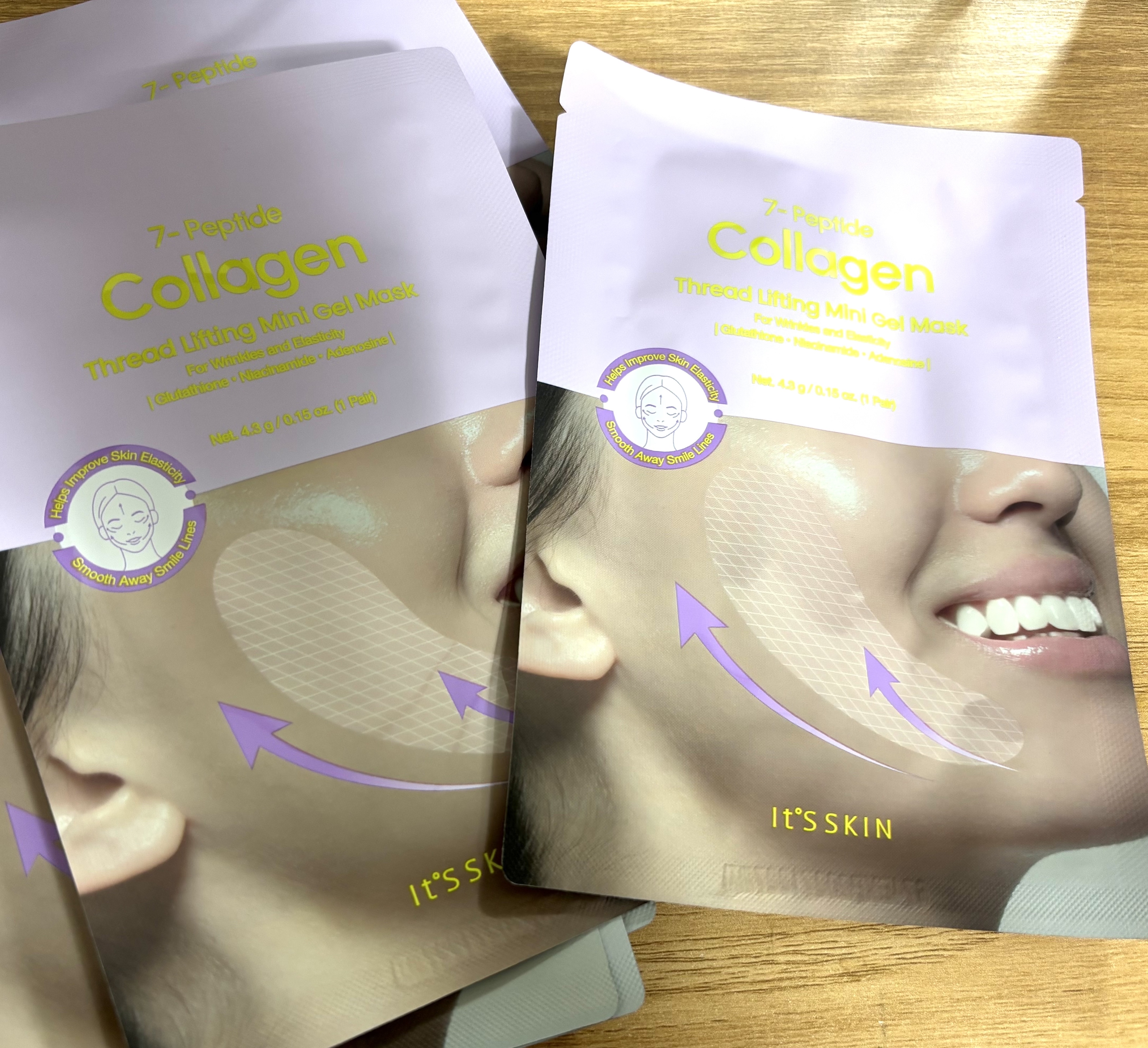 7-ペプチド コラーゲン 糸リフト ミニ ジェルマスク/It's skin/シートマスク・パックを使ったクチコミ（1枚目）