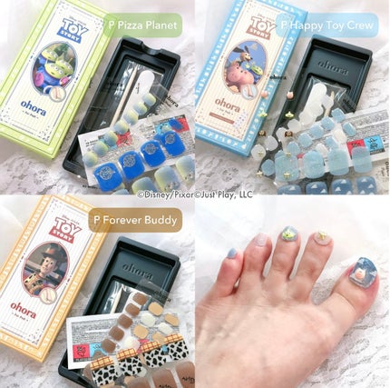 ハンド&ペディキュアセット Disney collection/ohora/ネイルシールを使ったクチコミ(3枚目)