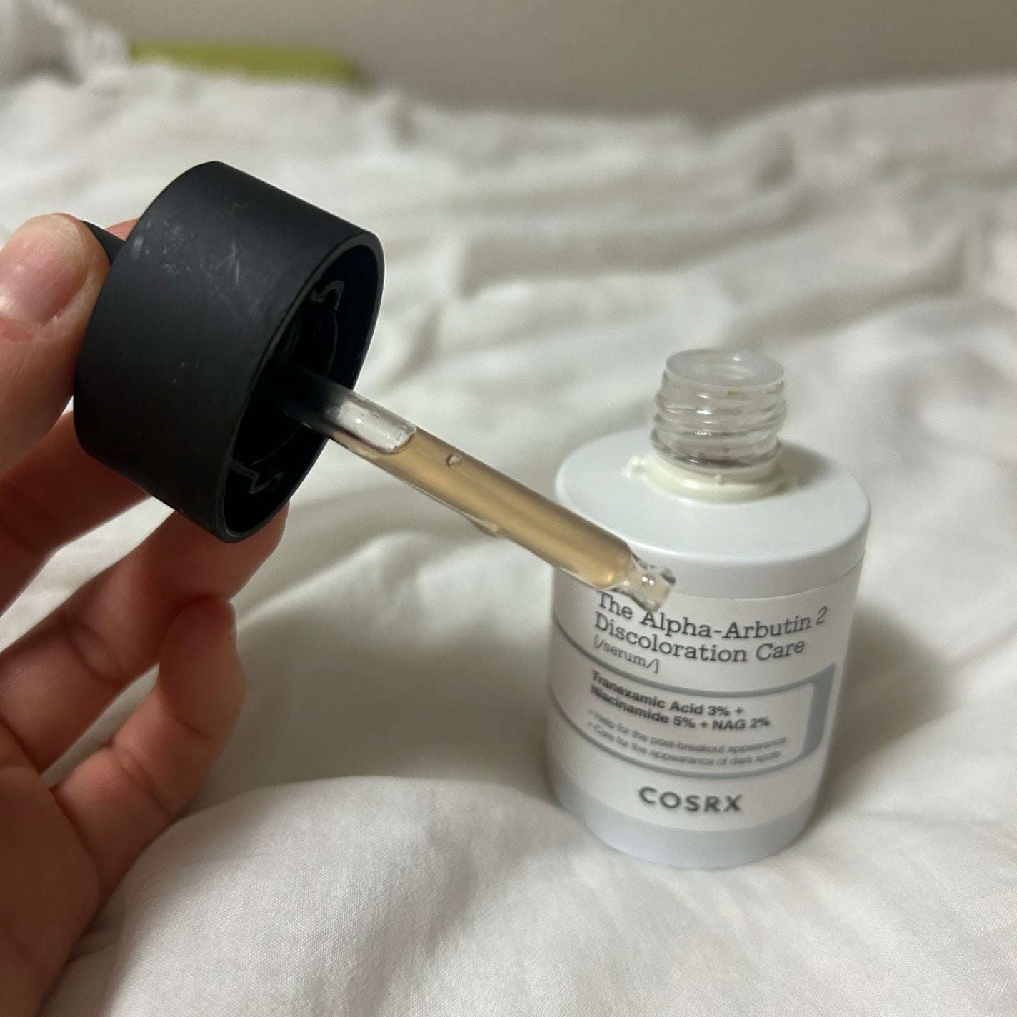 RXザ・アルファアルブチン2 ニキビ跡ケアセラム/COSRX/美容液を使ったクチコミ(2枚目)