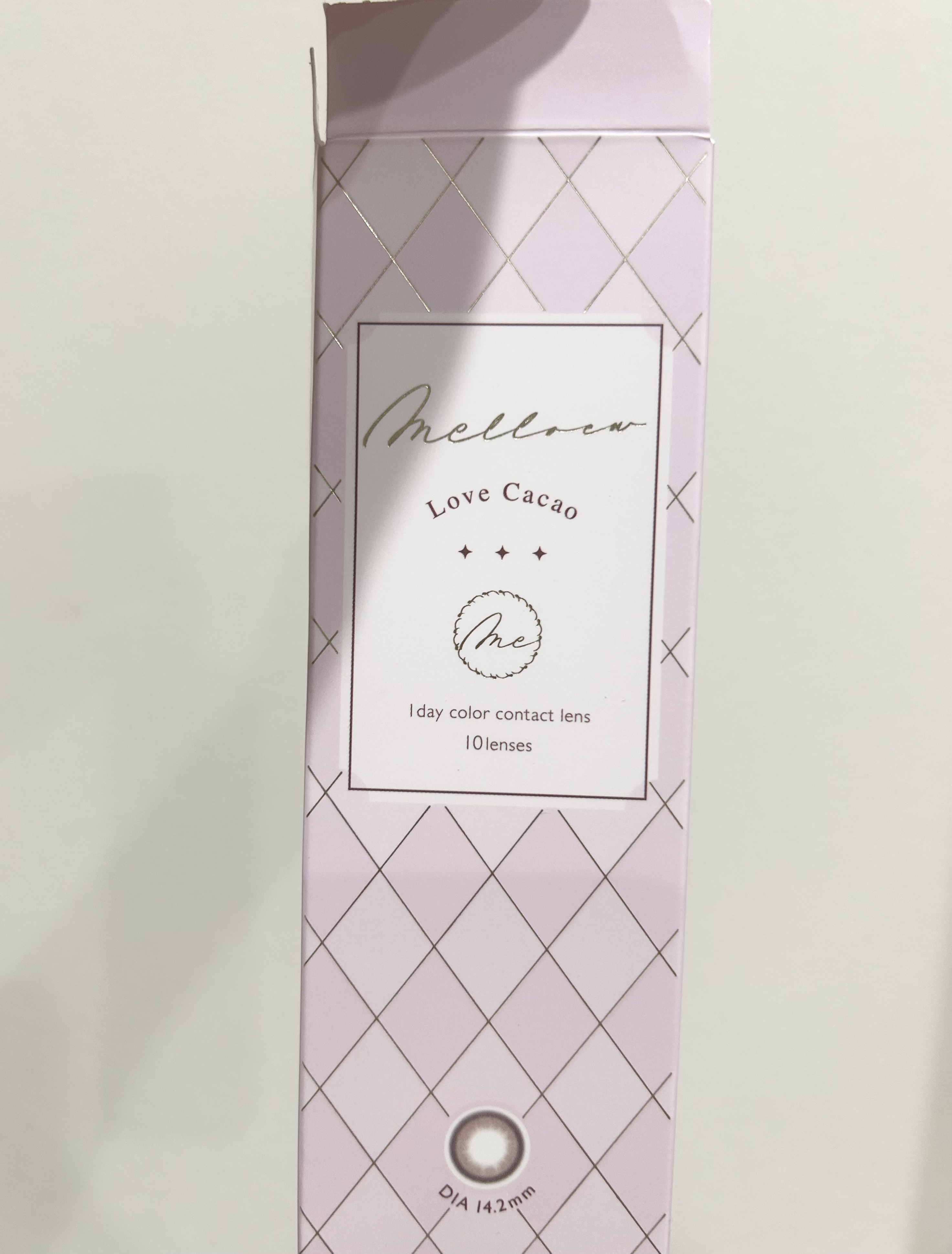 melloew 1day ラブカカオ/melloew/ワンデー（１DAY）カラコンを使ったクチコミ（1枚目）