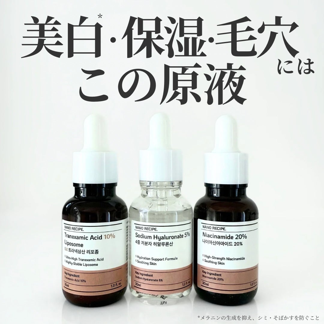 4重低分子ヒアルロン酸 NANO RECIPE.