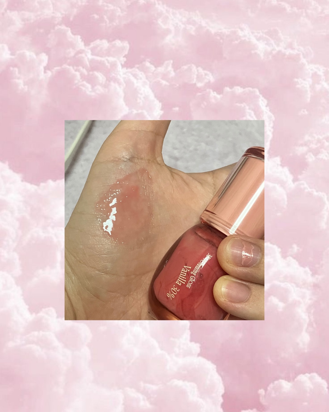 フィー 3Dボリューミンググロス A01 バニラ 30%/fwee/リップグロスを使ったクチコミ（1枚目）