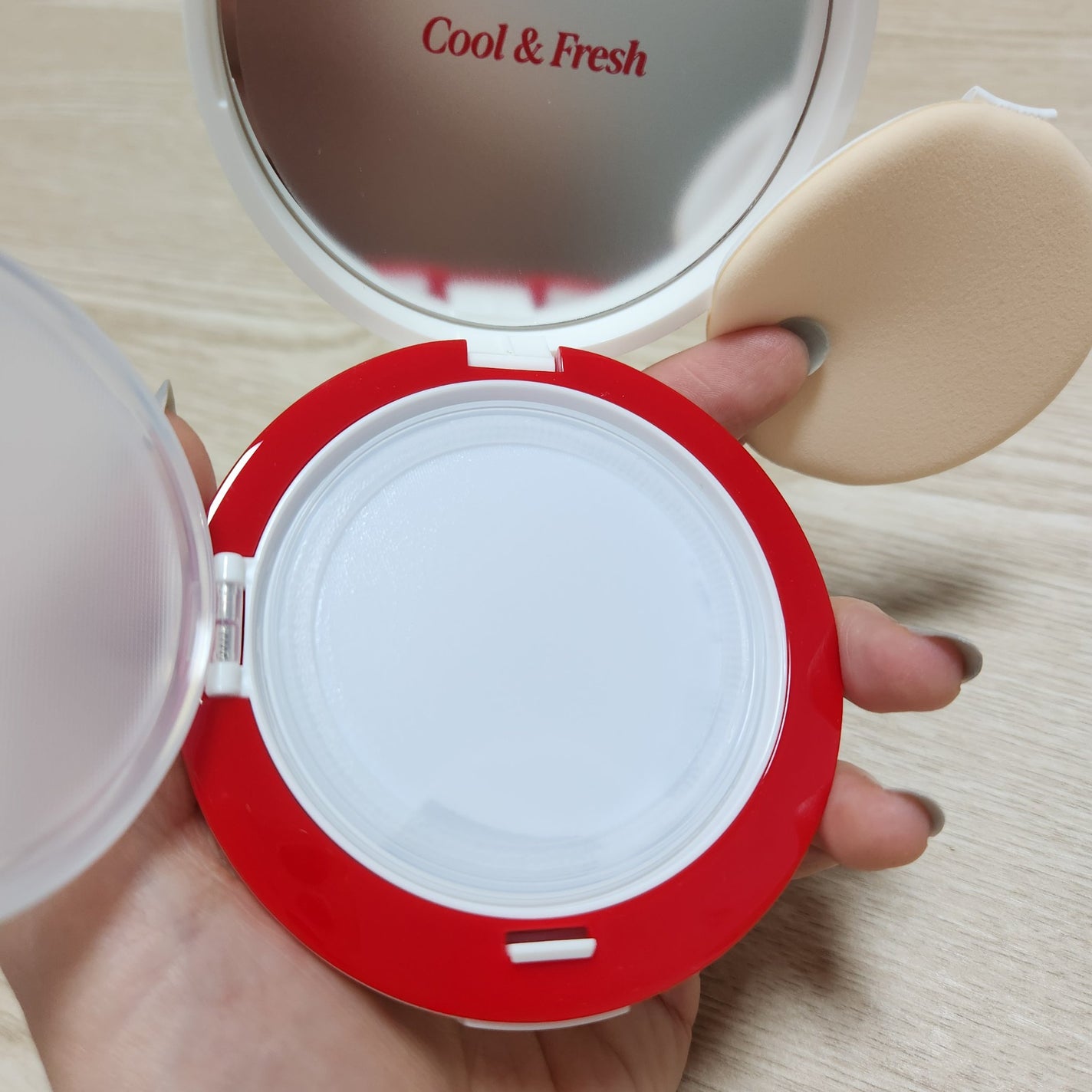 ビーベルベット セバムカットクッション/espoir/プレストパウダーを使ったクチコミ(2枚目)