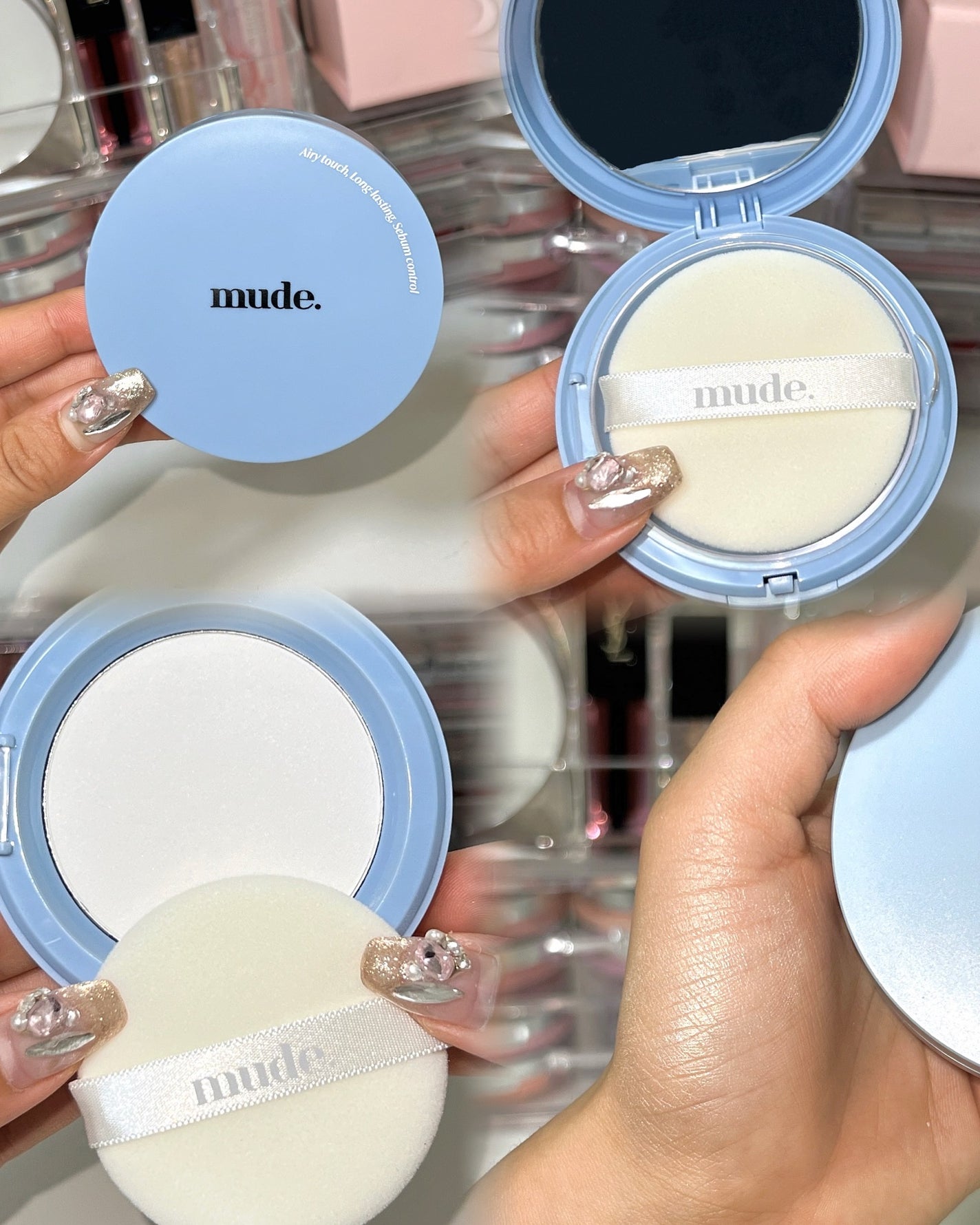 ミュードセッティングパウダーパクト/mude/プレストパウダーを使ったクチコミ(5枚目)