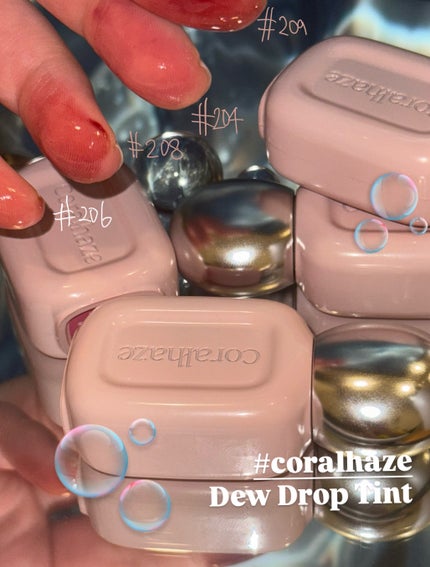 デュー ドロップ ティント/Coralhaze/リップティントを使ったクチコミ(1枚目)