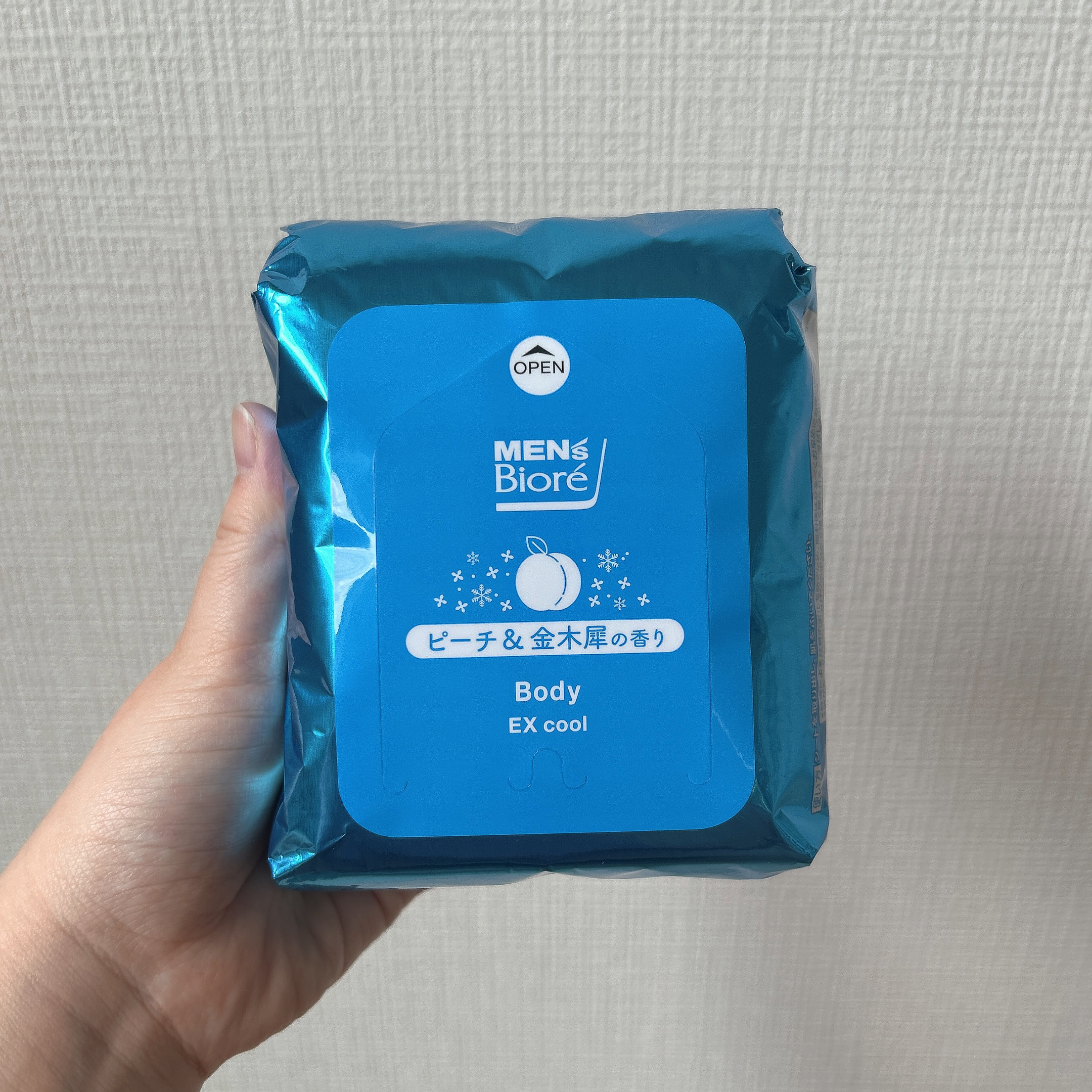 ボディシート 極冷感タイプ/メンズビオレ/ボディシートを使ったクチコミ（2枚目）