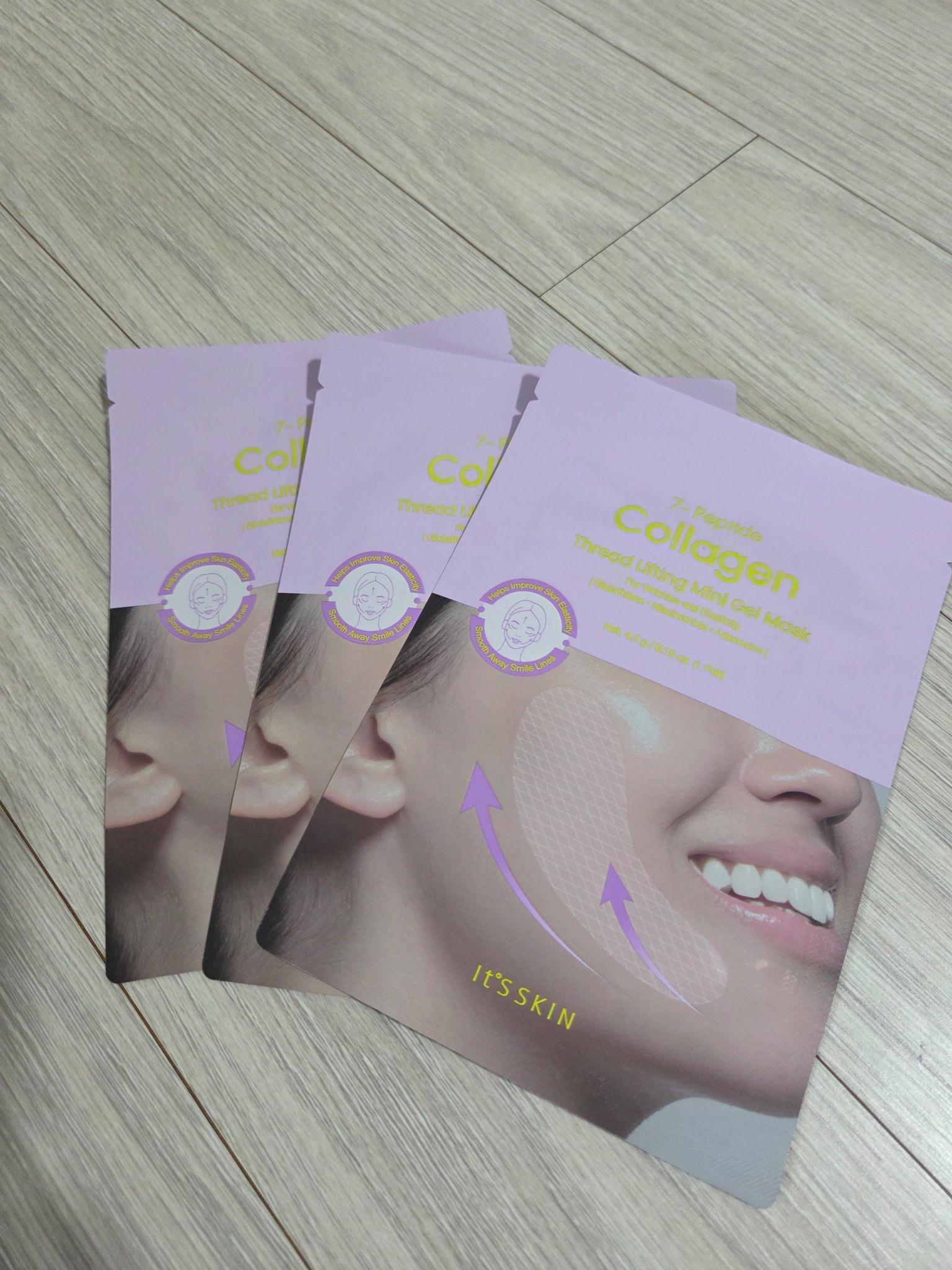 7-ペプチド コラーゲン 糸リフト ミニ ジェルマスク/It's skin/シートマスク・パックを使ったクチコミ（2枚目）