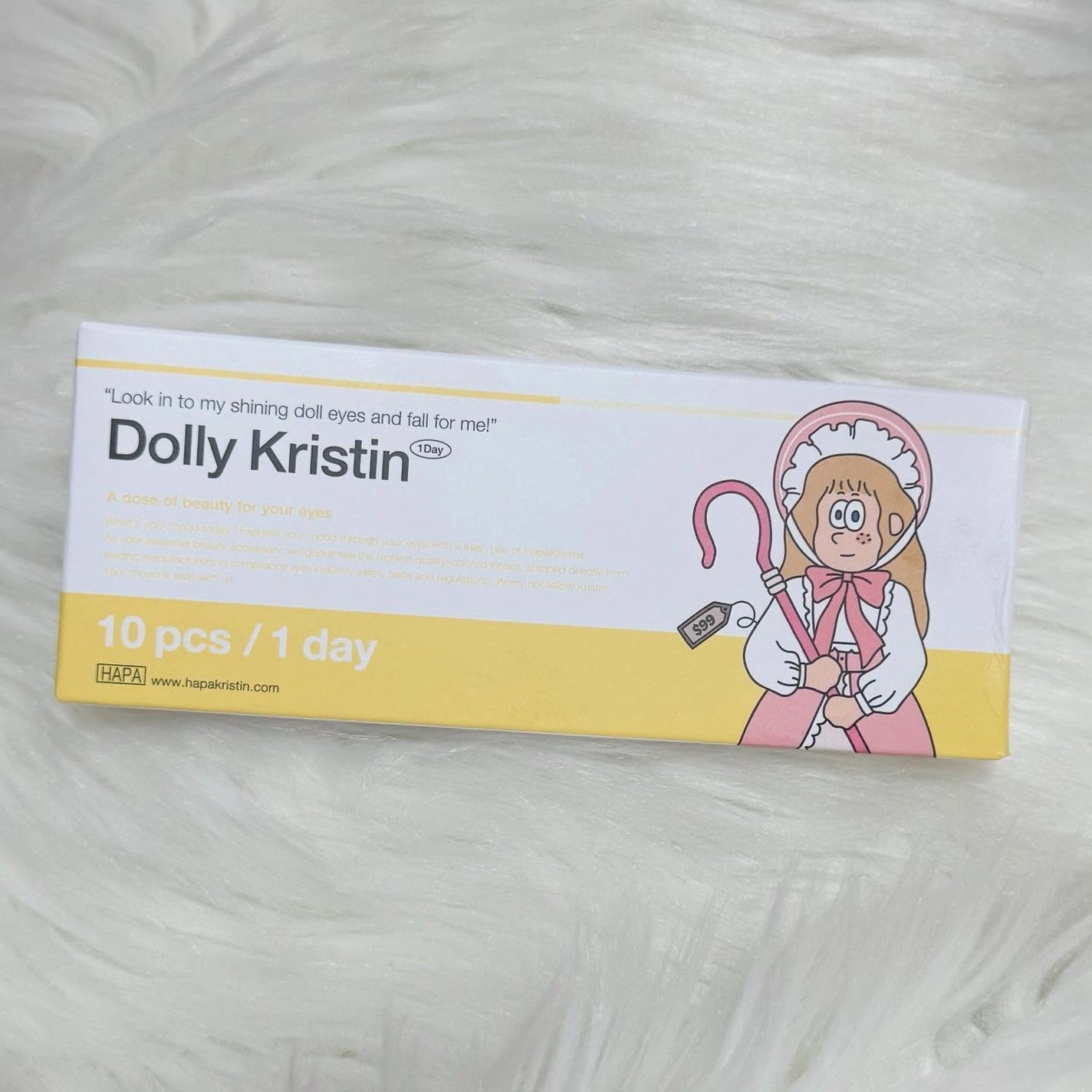 Dolly Kristin 1day/Hapa kristin/ワンデー(1DAY)カラコンを使ったクチコミ(5枚目)