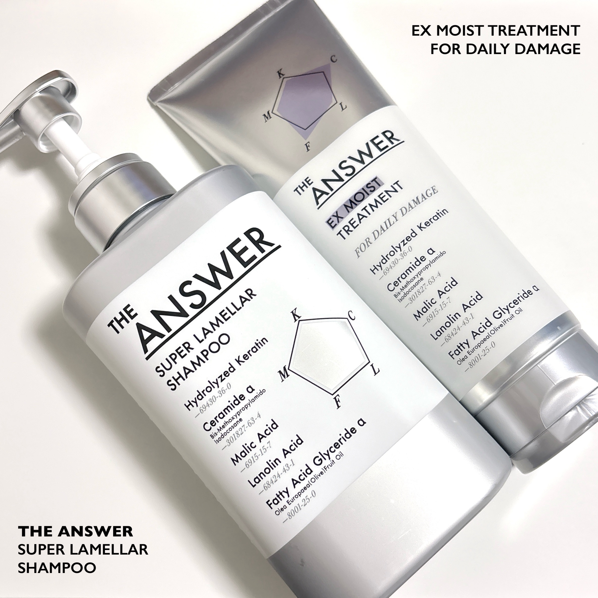 THE ANSWER EXモイストトリートメント FOR DAILY DAMAGE/THE ANSWER/洗い流すヘアトリートメントを使ったクチコミ（1枚目）