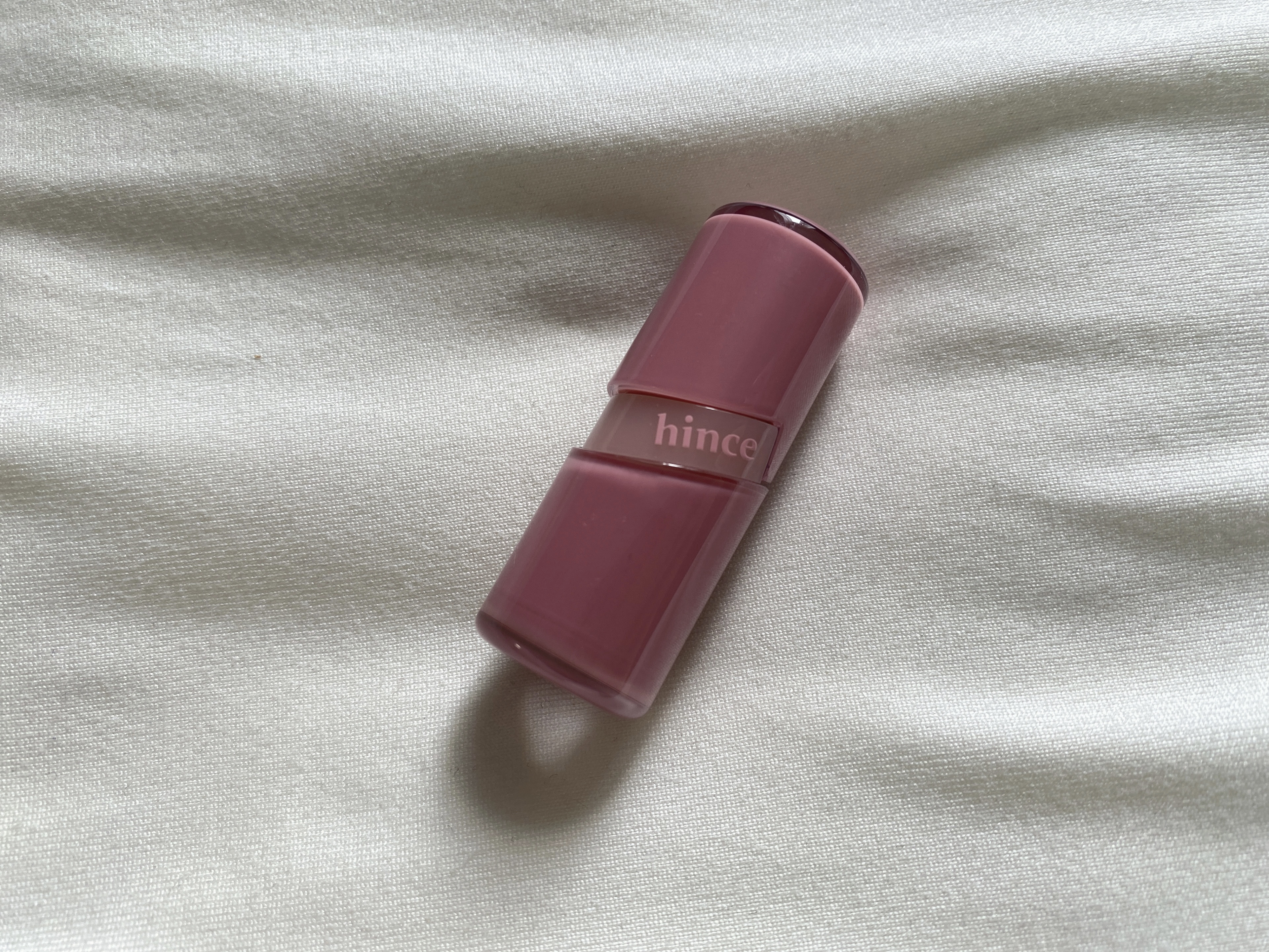 ロウグロウジェルティント R018 レアピーチ（ミニ）/hince/リップティントを使ったクチコミ（1枚目）