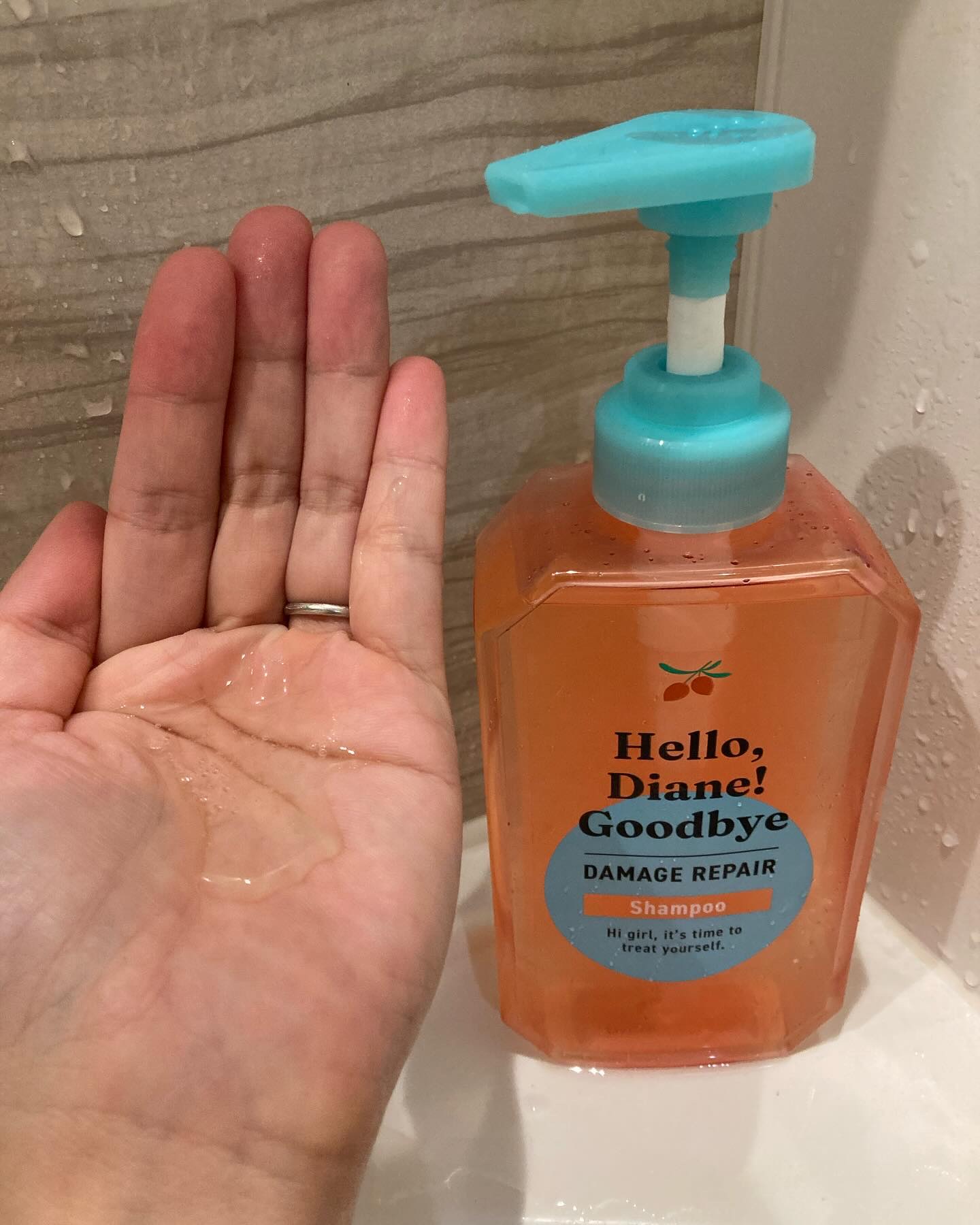 ハローダイアン グッバイ ダメージ補修ヘアミルク/ダイアン/ヘアミルクを使ったクチコミ（2枚目）