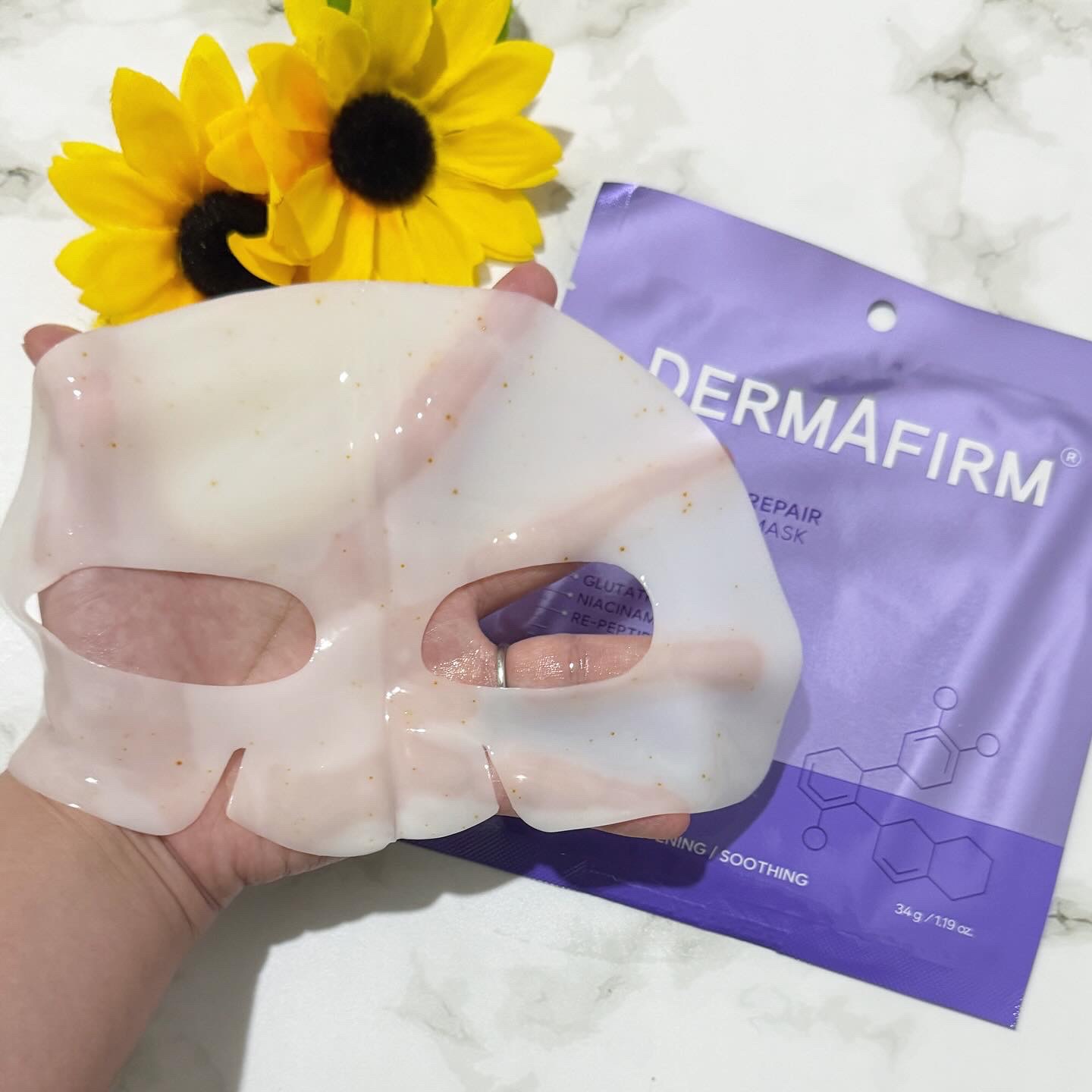 スージングリペア トーニングゲルマスク/ダーマファーム/シートマスク・パックを使ったクチコミ（2枚目）