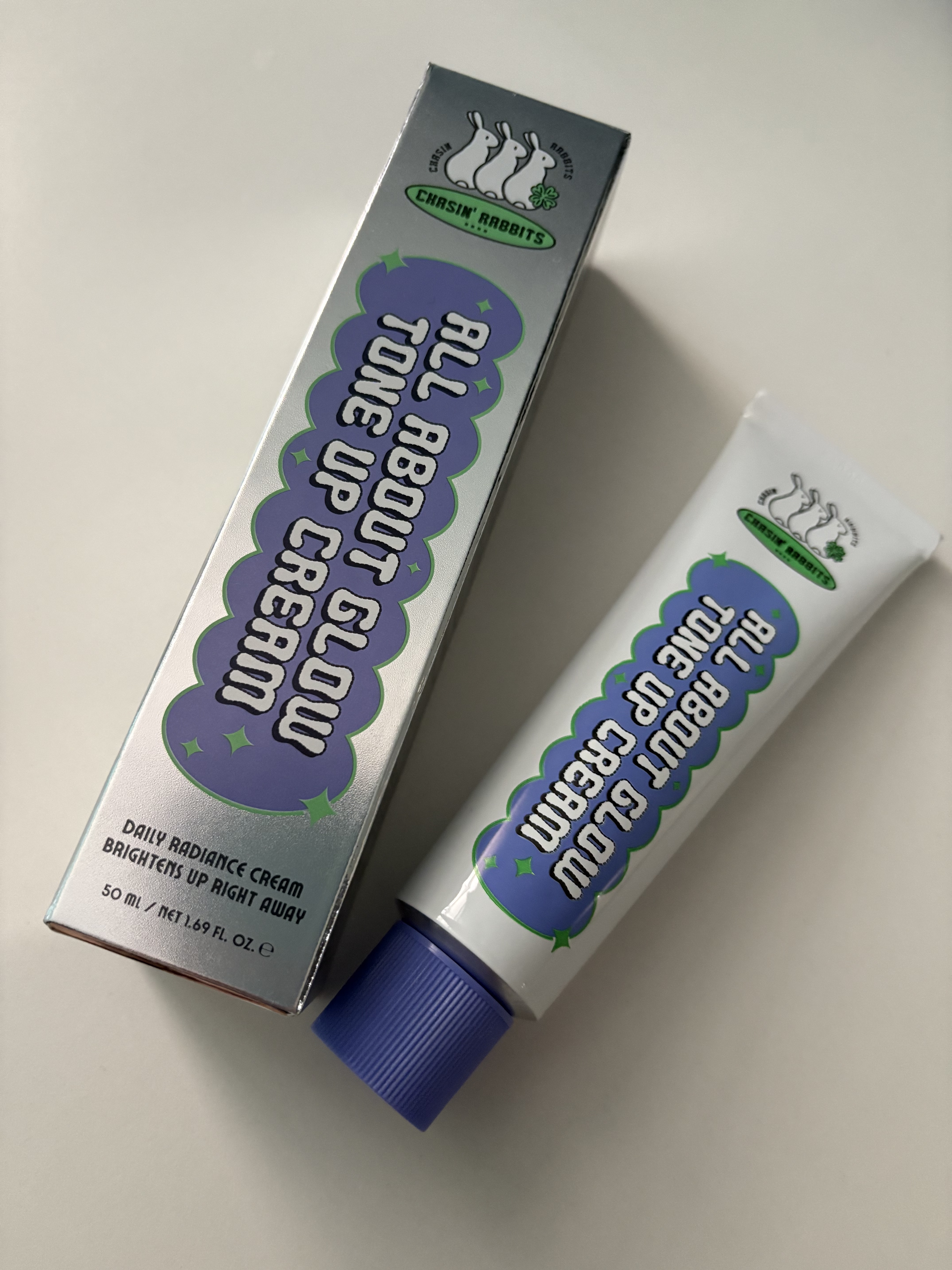 オールアバウトグロウトーンアップクリーム/CHASIN'RABBITS/化粧下地を使ったクチコミ（1枚目）