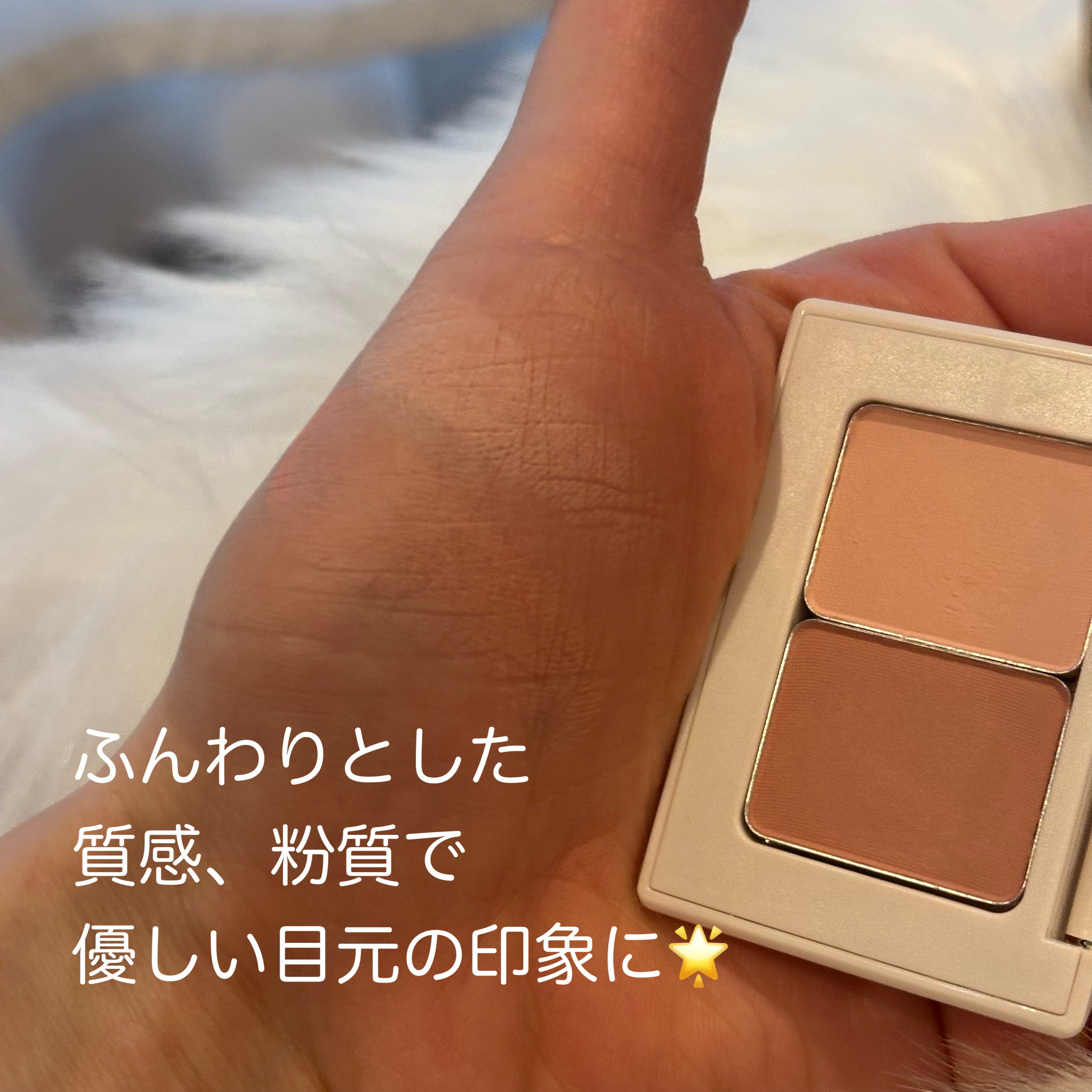 アイステイン エッセンシャル シャドウ デュオ/VDL/アイシャドウパレットを使ったクチコミ（2枚目）