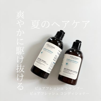 ピュアフレッシュ シャンプー/ コンディショナー/L'OCCITANE/市販シャンプーを使ったクチコミ(1枚目)