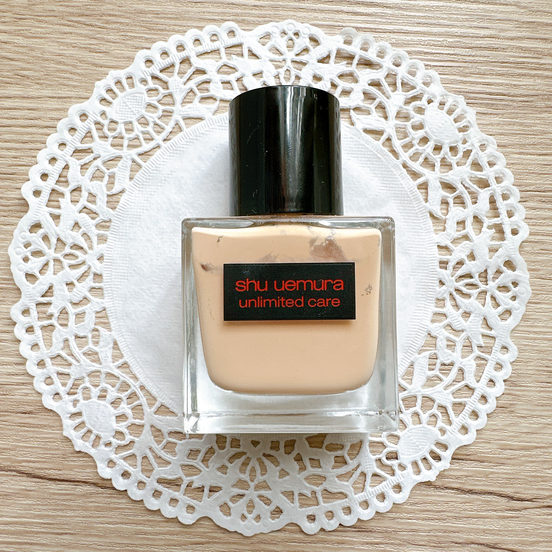 アンリミテッド ケア ツヤ セラム ファンデーション/shu uemura/リキッドファンデーションを使ったクチコミ（2枚目）