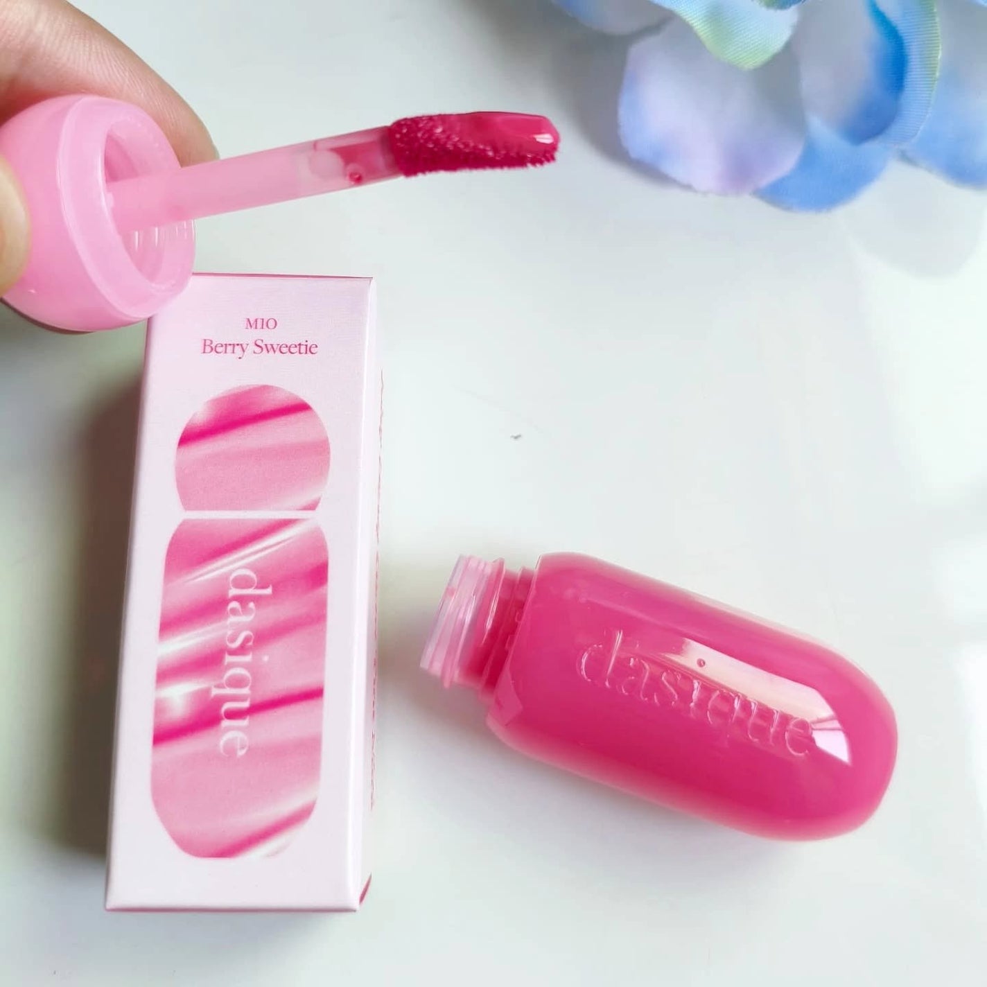 ジューシーデューイグロウティント/dasique/リップティントを使ったクチコミ(2枚目)