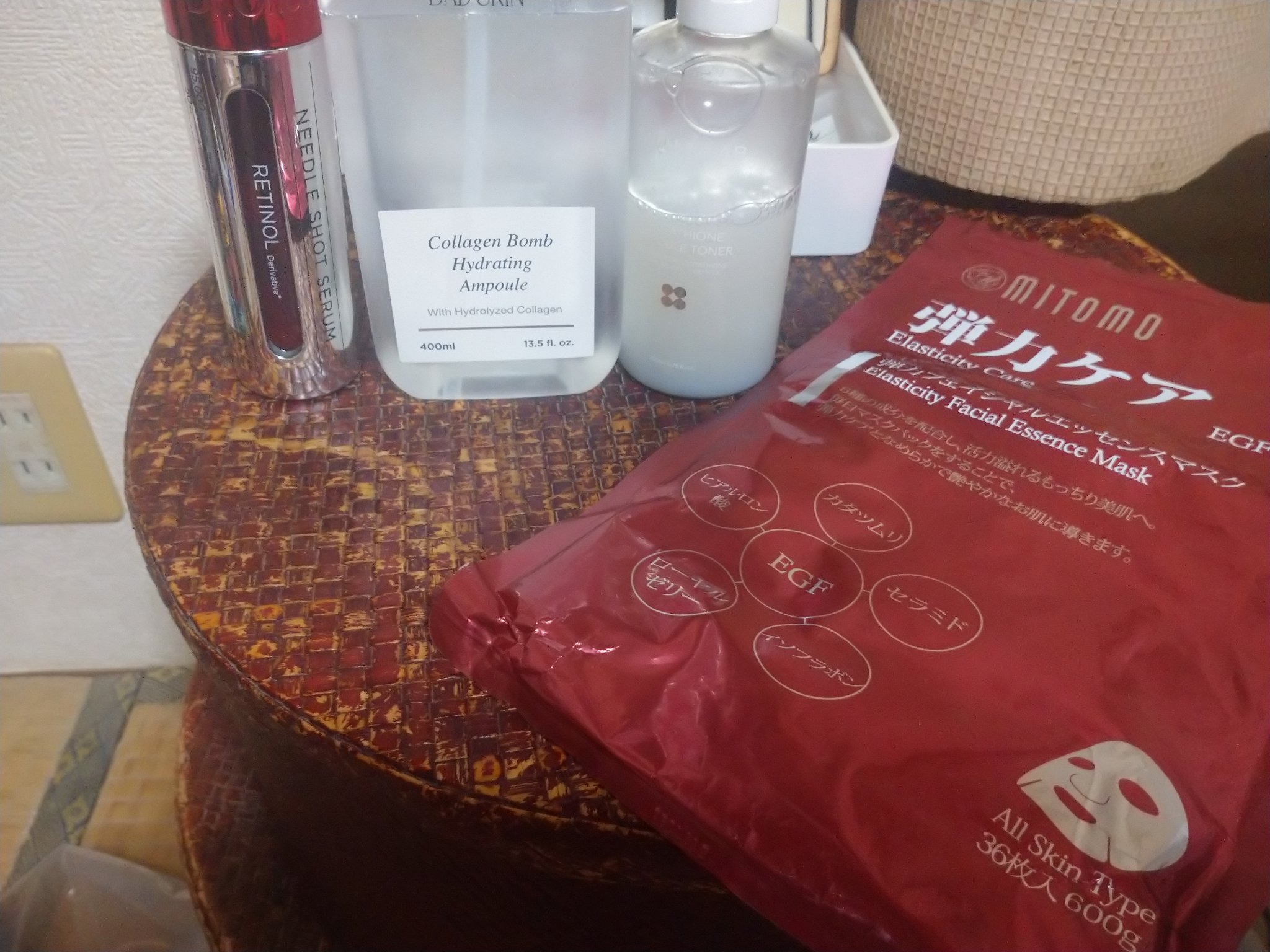 弾力ケアフェイシャルエッセンスマスク/MITOMO/シートマスク・パックを使ったクチコミ（1枚目）