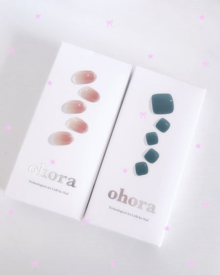 セミキュアジェルネイル(ペディキュア)/ohora/ネイルシールを使ったクチコミ(6枚目)