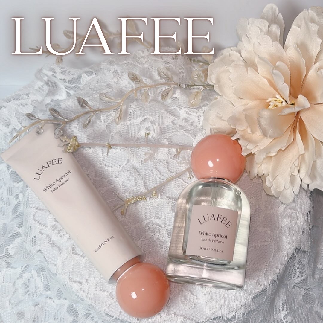ソリッド パフューム ホワイトアプリコット/LUAFEE/練り香水を使ったクチコミ（1枚目）