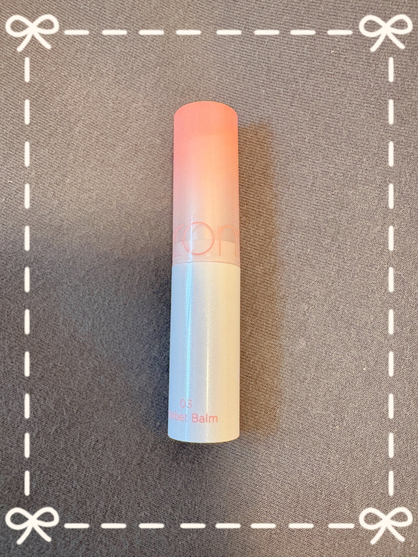 グラスティングメルティングバーム/rom&nd/リップバームを使ったクチコミ(1枚目)