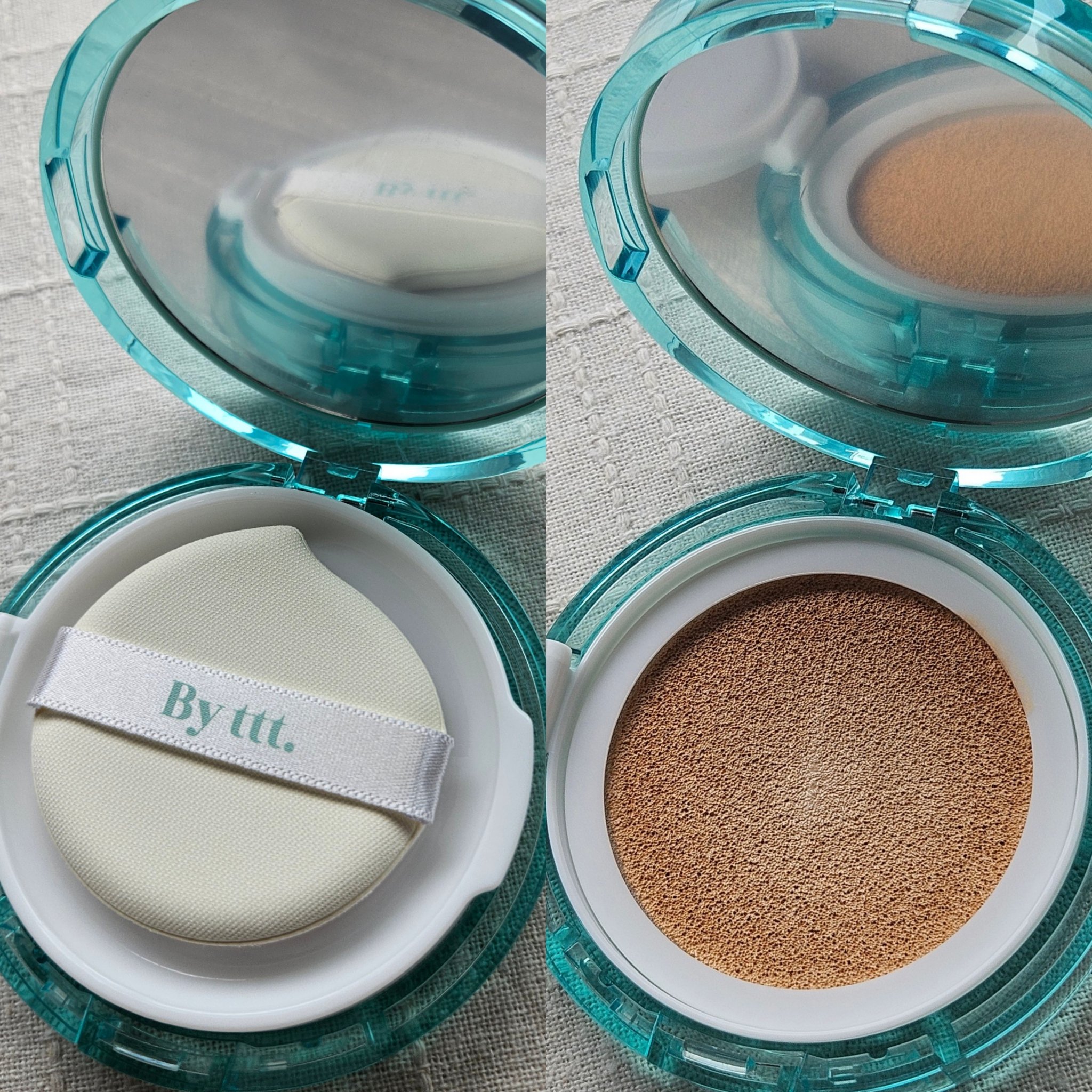 クリアデイリークッション/By ttt./クッションファンデーションを使ったクチコミ（2枚目）